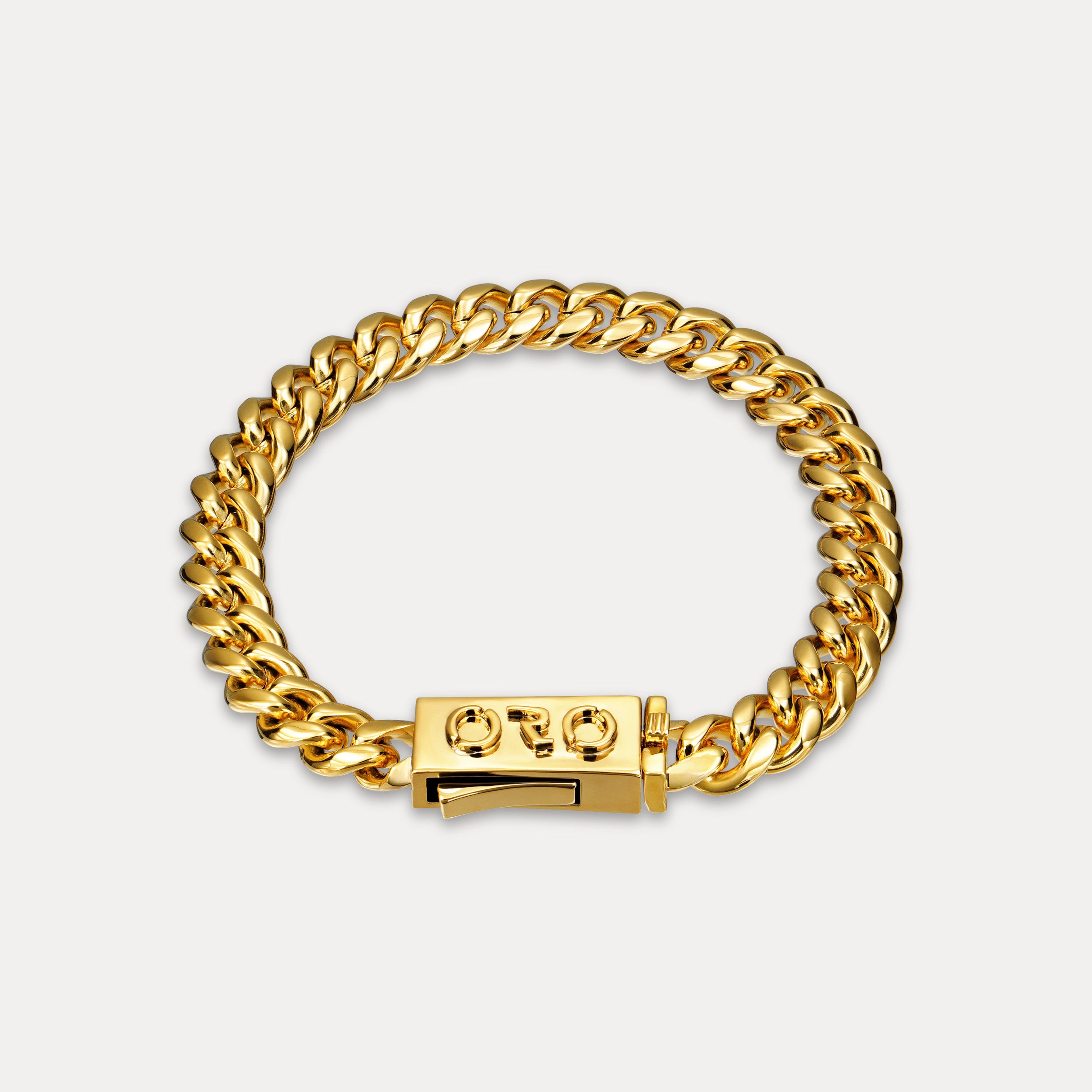 Cuban Link Bracelet (8mm) - Gold