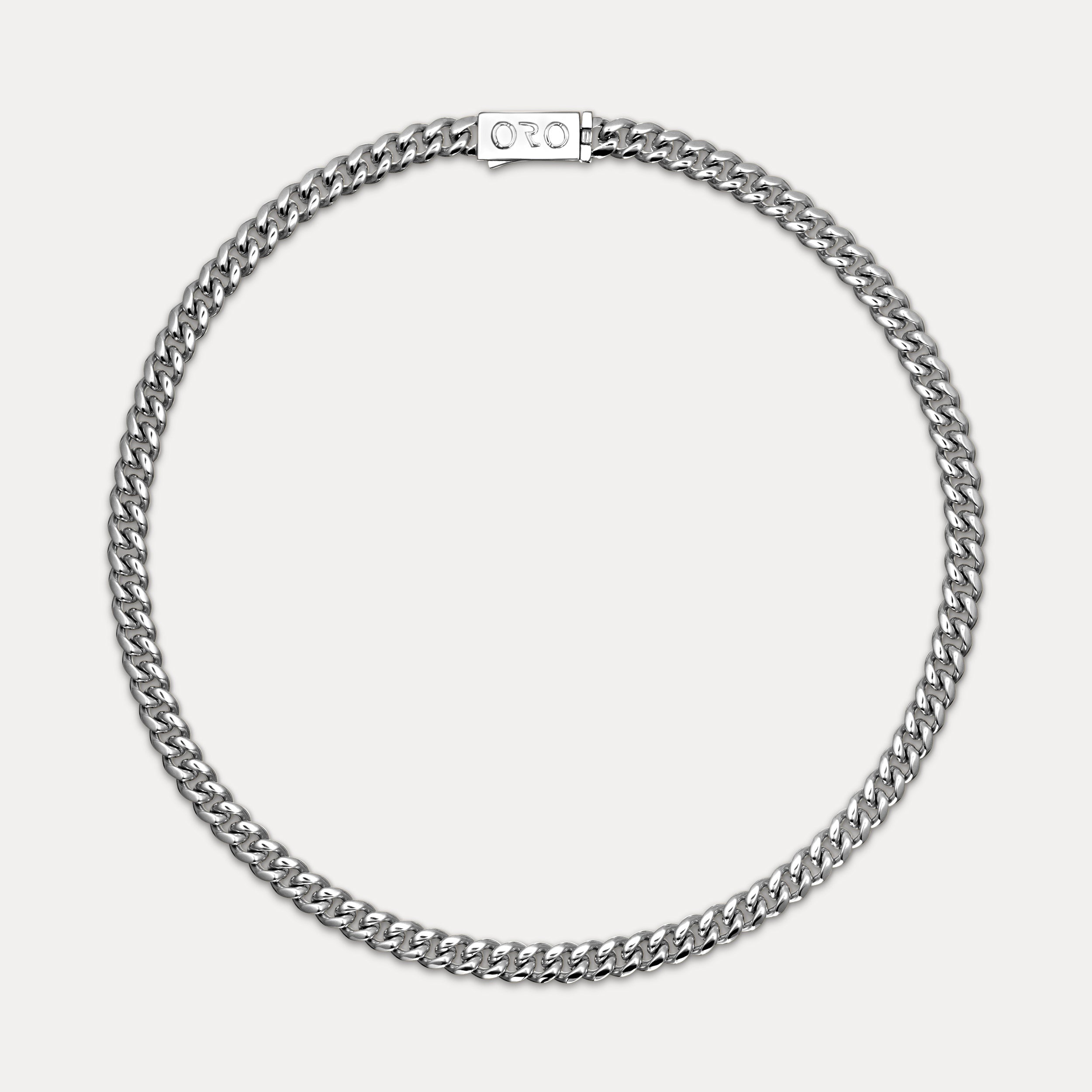 Cuban Link Chain (8mm) - Silver
