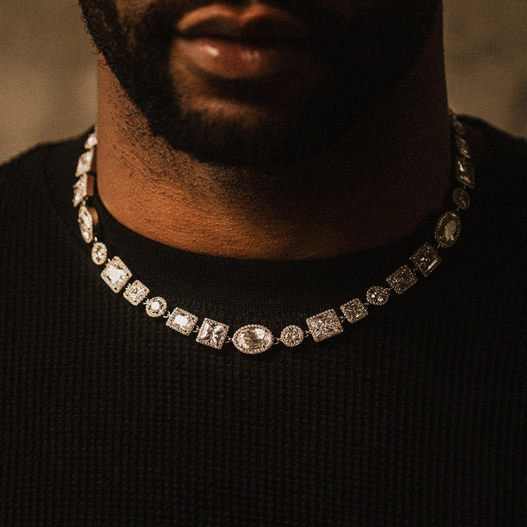 Altair Gemstone Chain - Silver