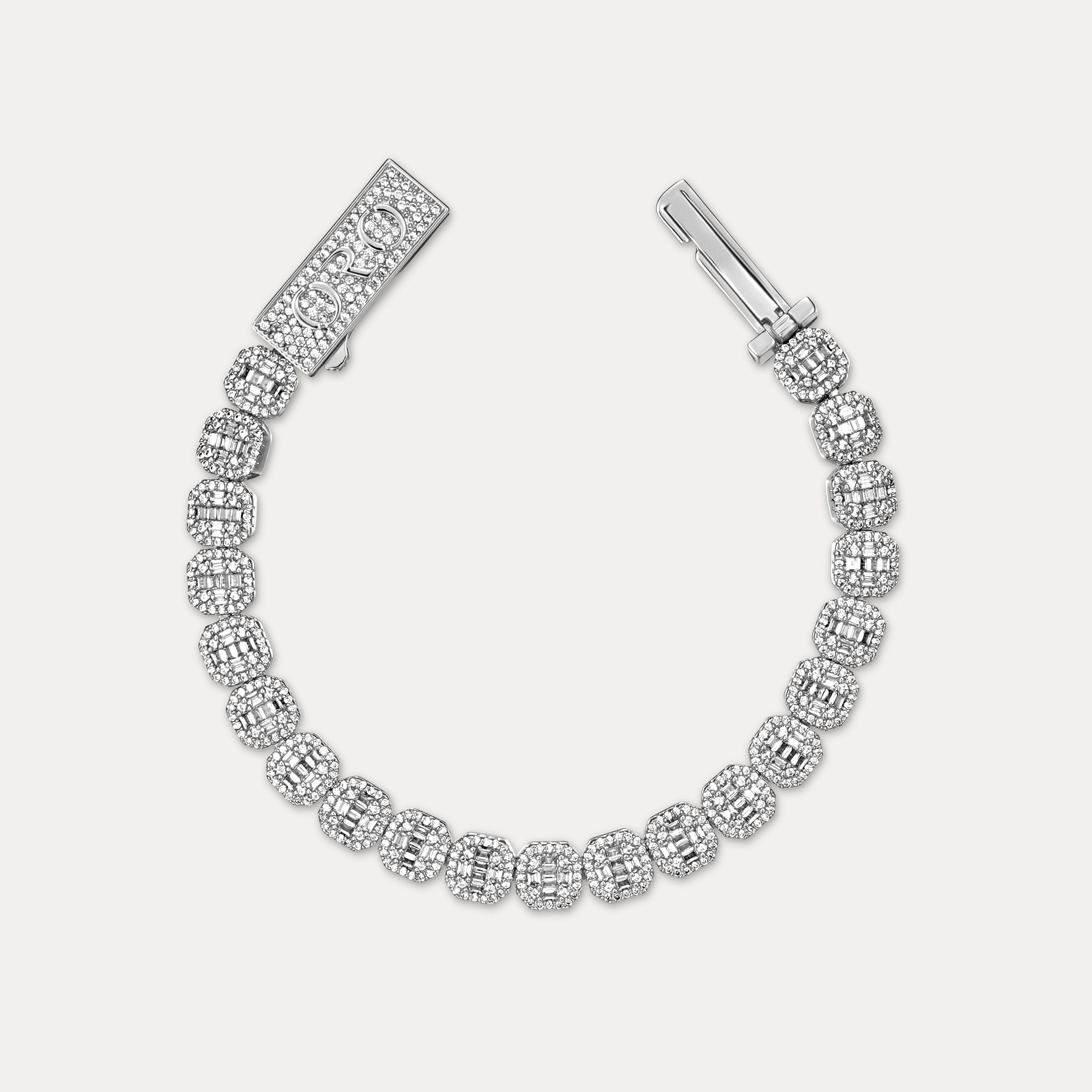 Elevaro Tennis Bracelet - Silver