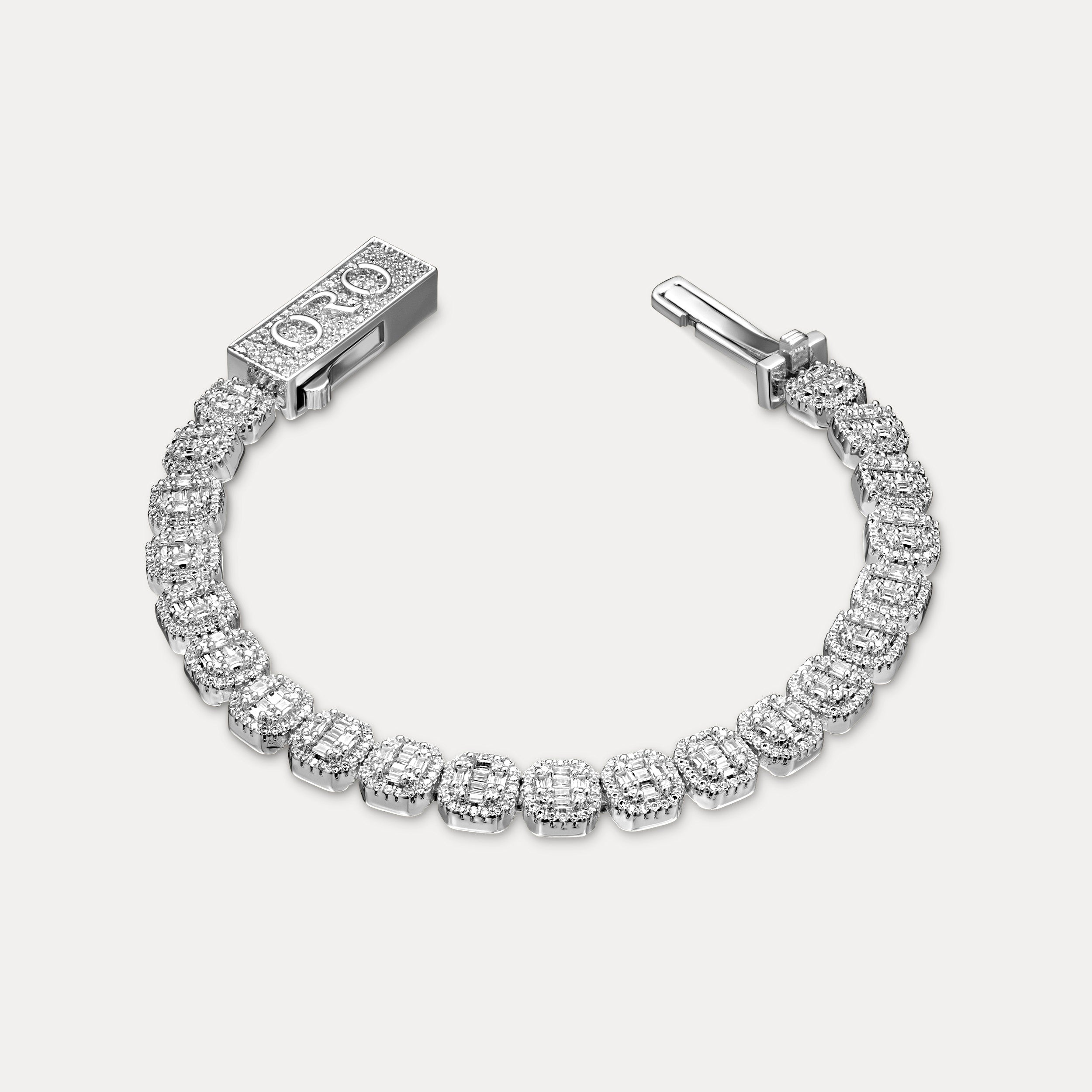 Elevaro Tennis Bracelet - Silver