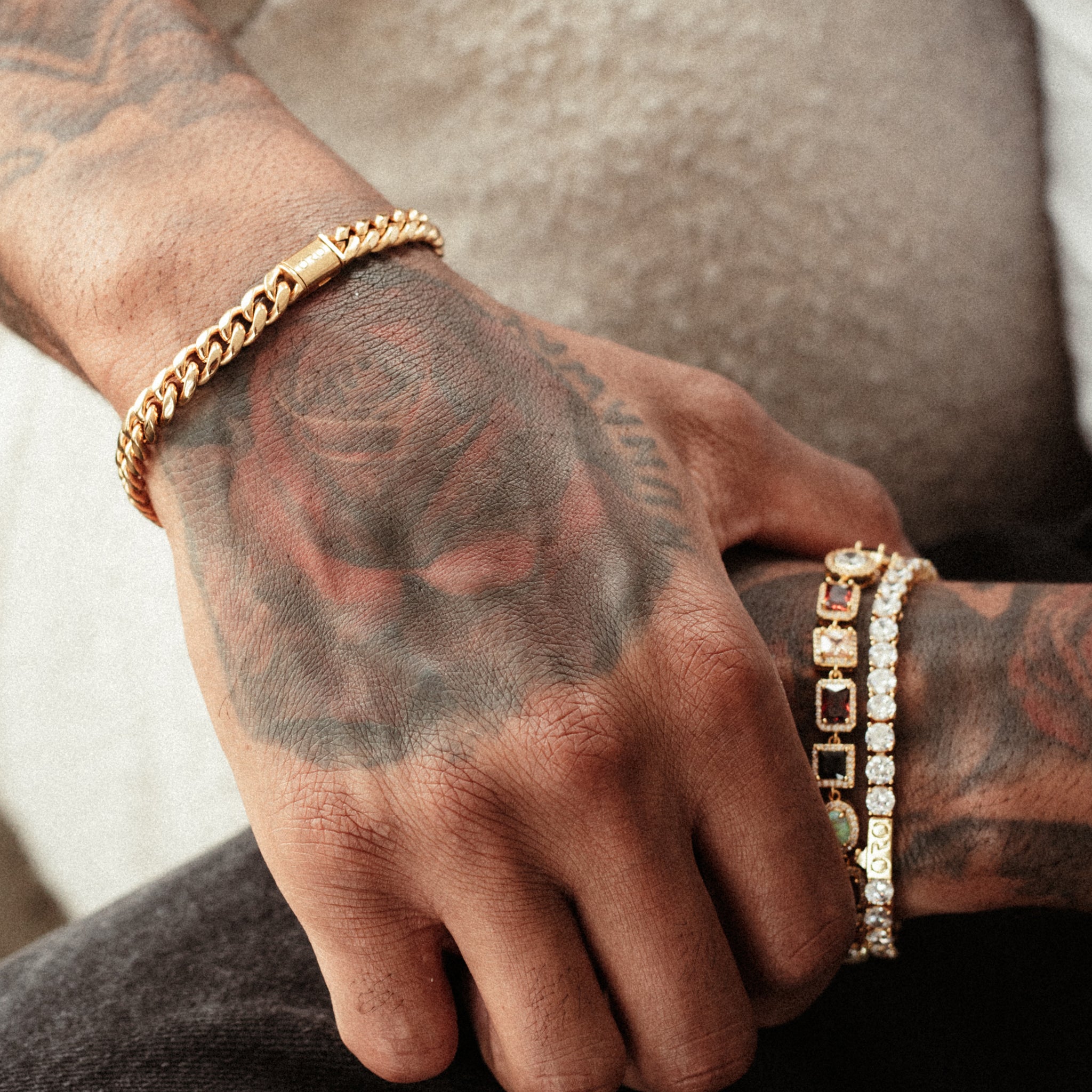 Cuban Link Bracelet (8mm) - Gold