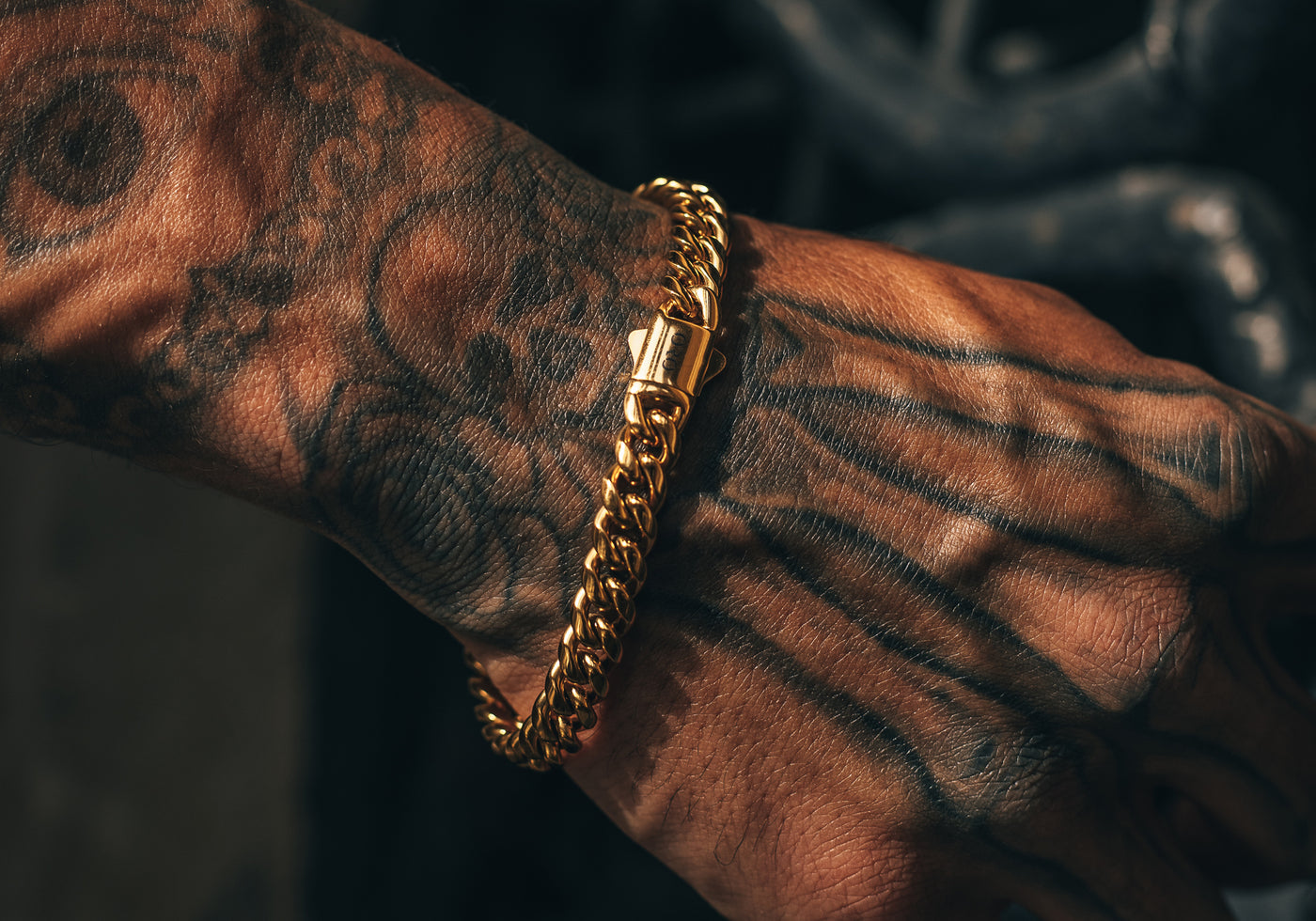 8mm cuban link chain real gold