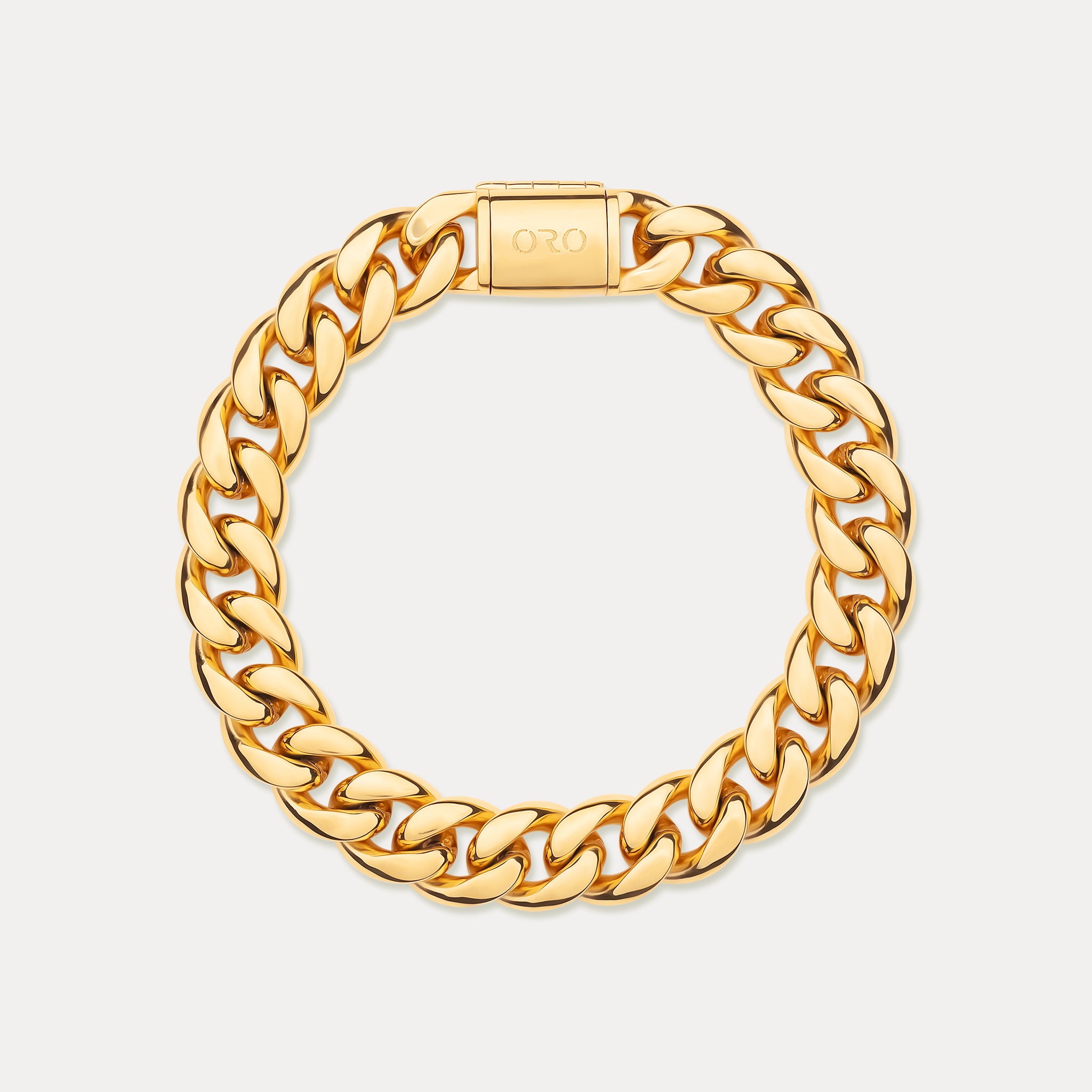 Cuban Link Bracelet (12mm) - Gold