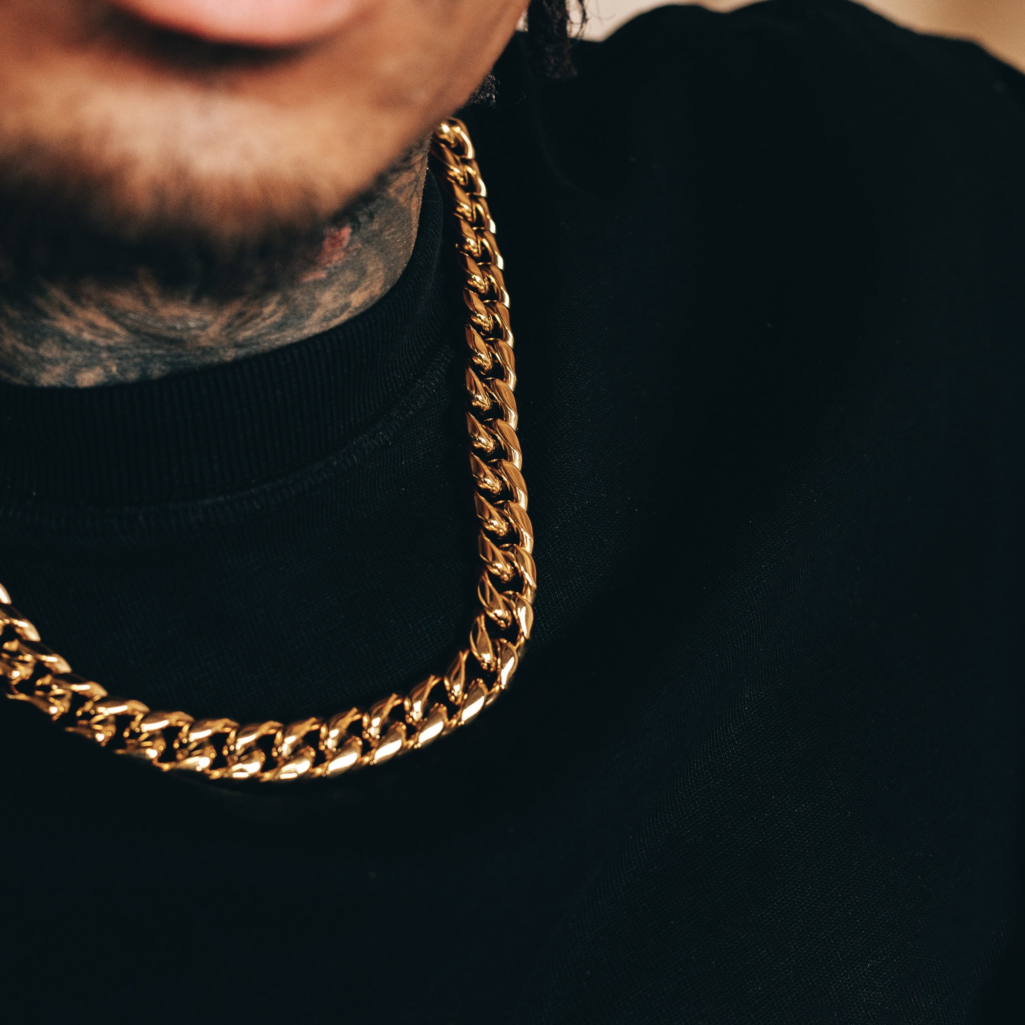 Cuban Link Chain (12mm) - Gold