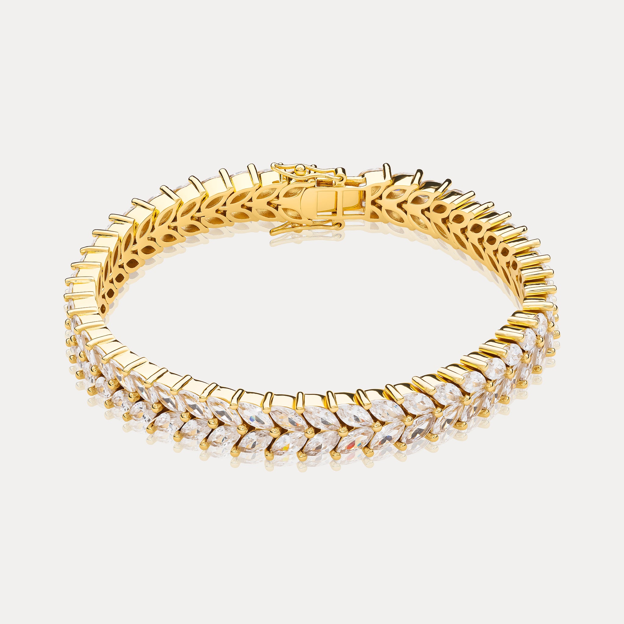 Mamba Tennis Bracelet - Gold