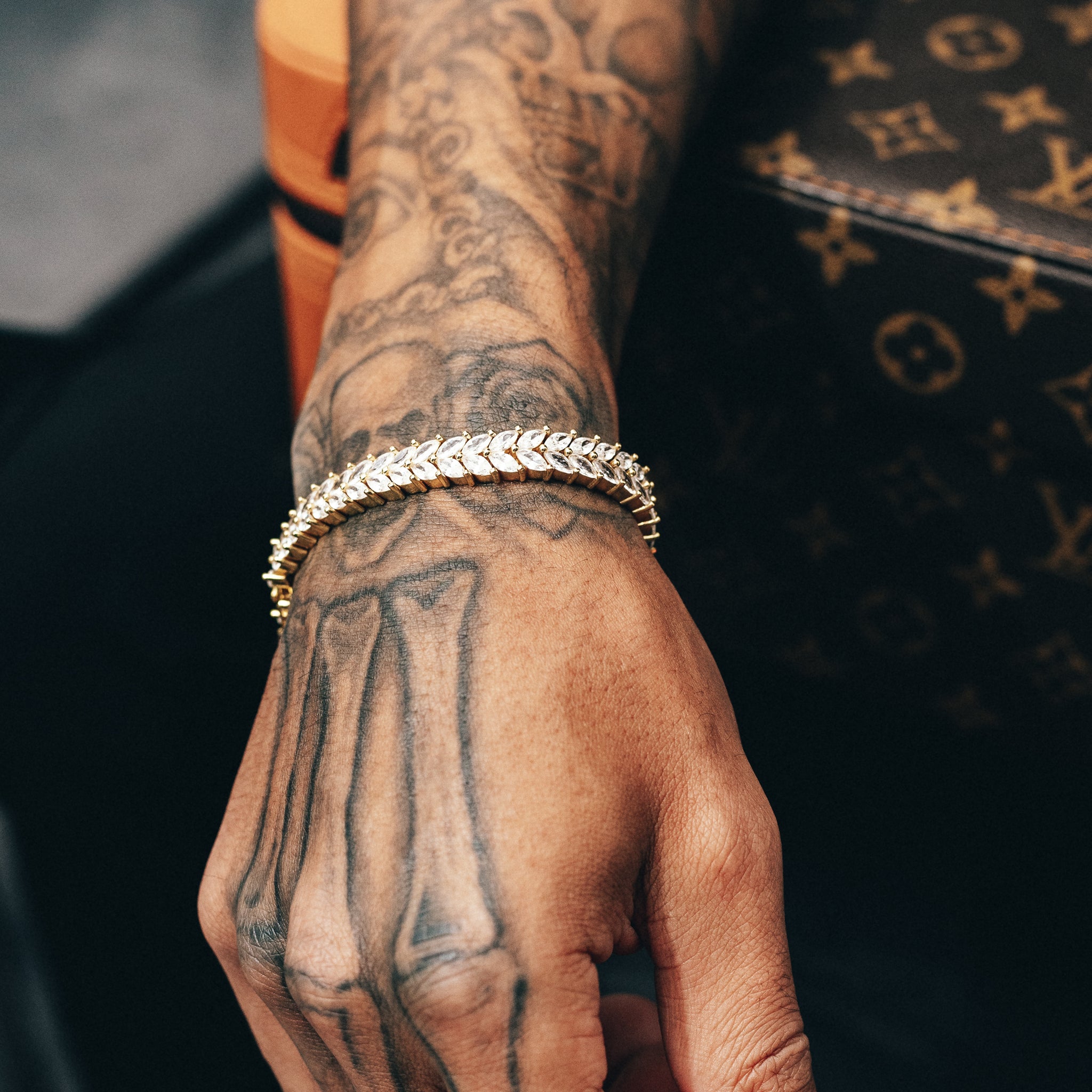 Mamba Tennis Bracelet - Gold