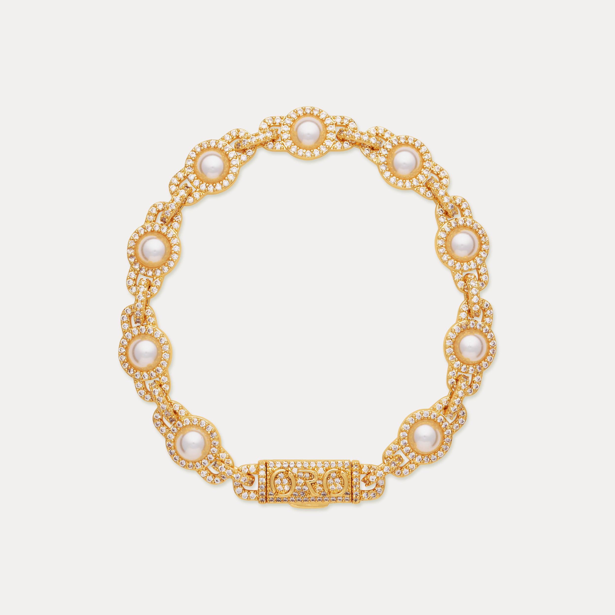 Monte Carlo Pearl Bracelet - Gold