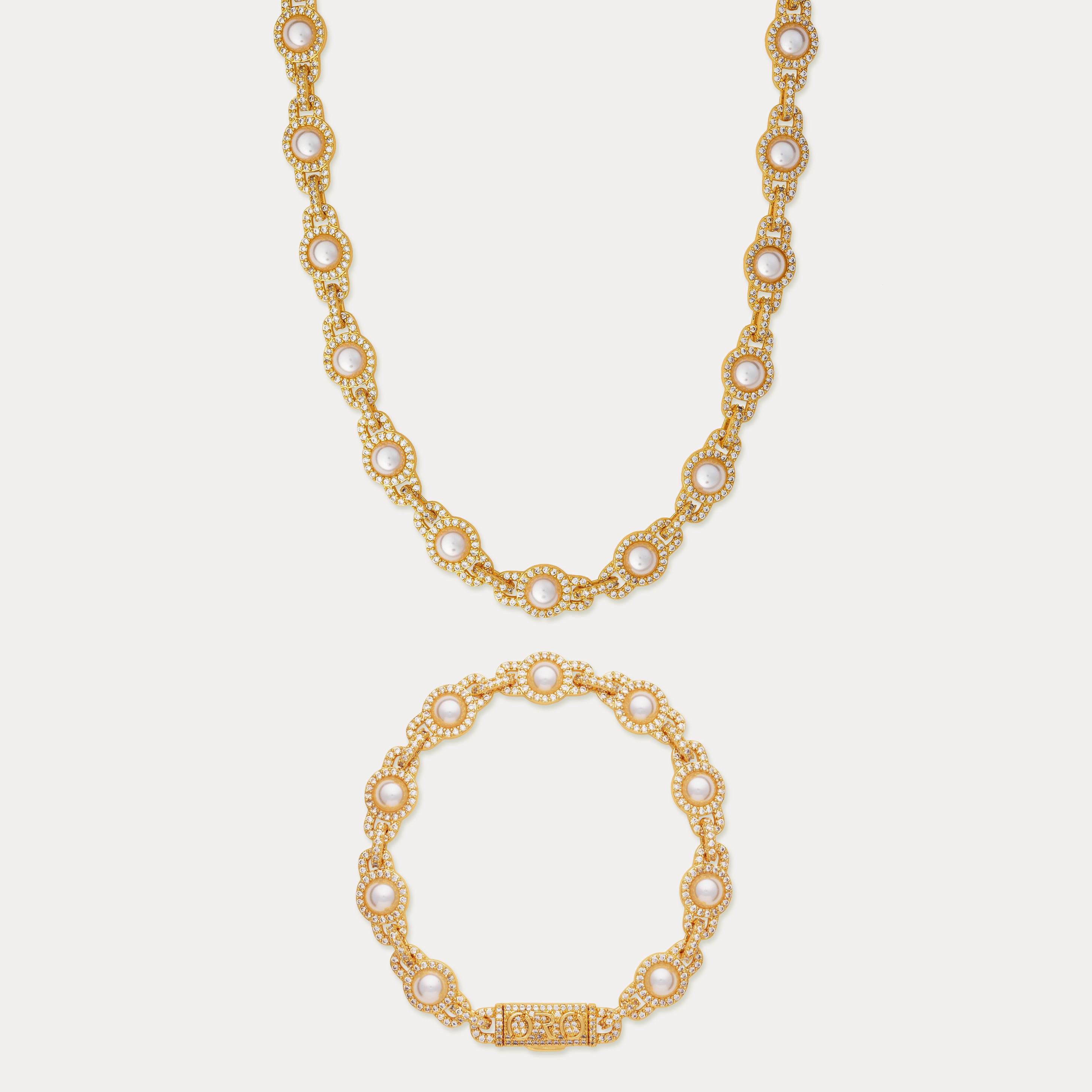 Monte Carlo Pearl Set - Gold