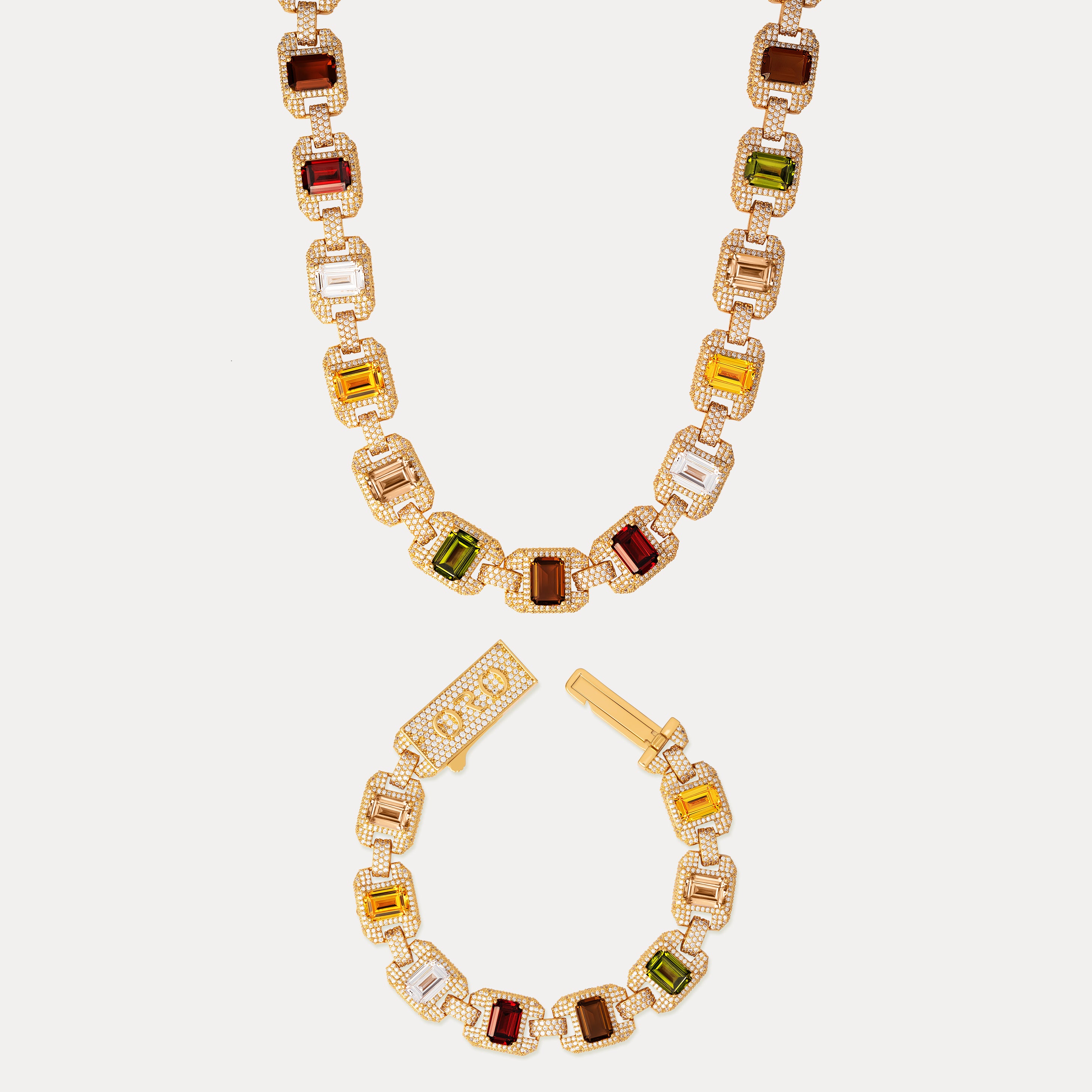 Riviera Gemstone Set - Gold