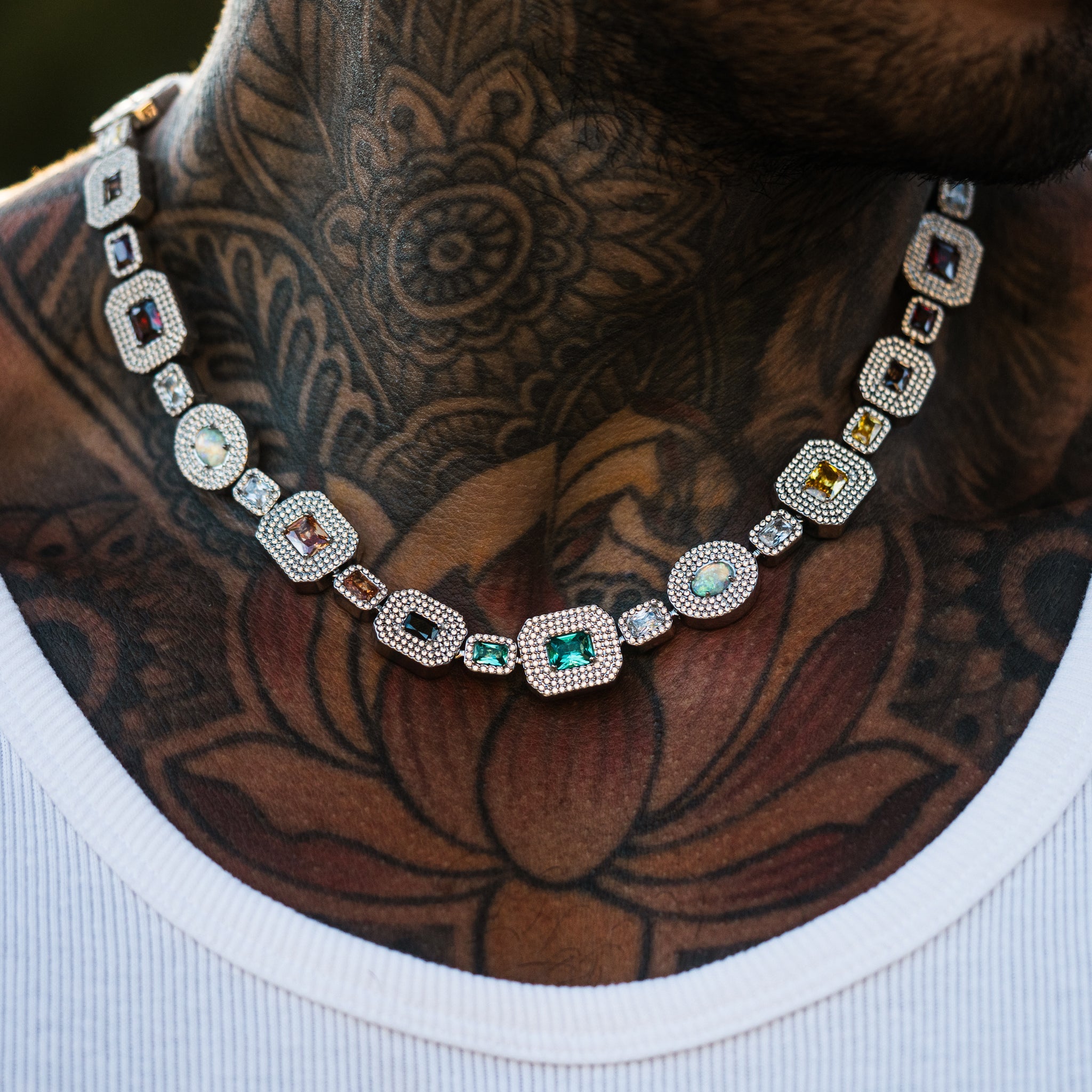 Echelon Gemstone Set - Silver