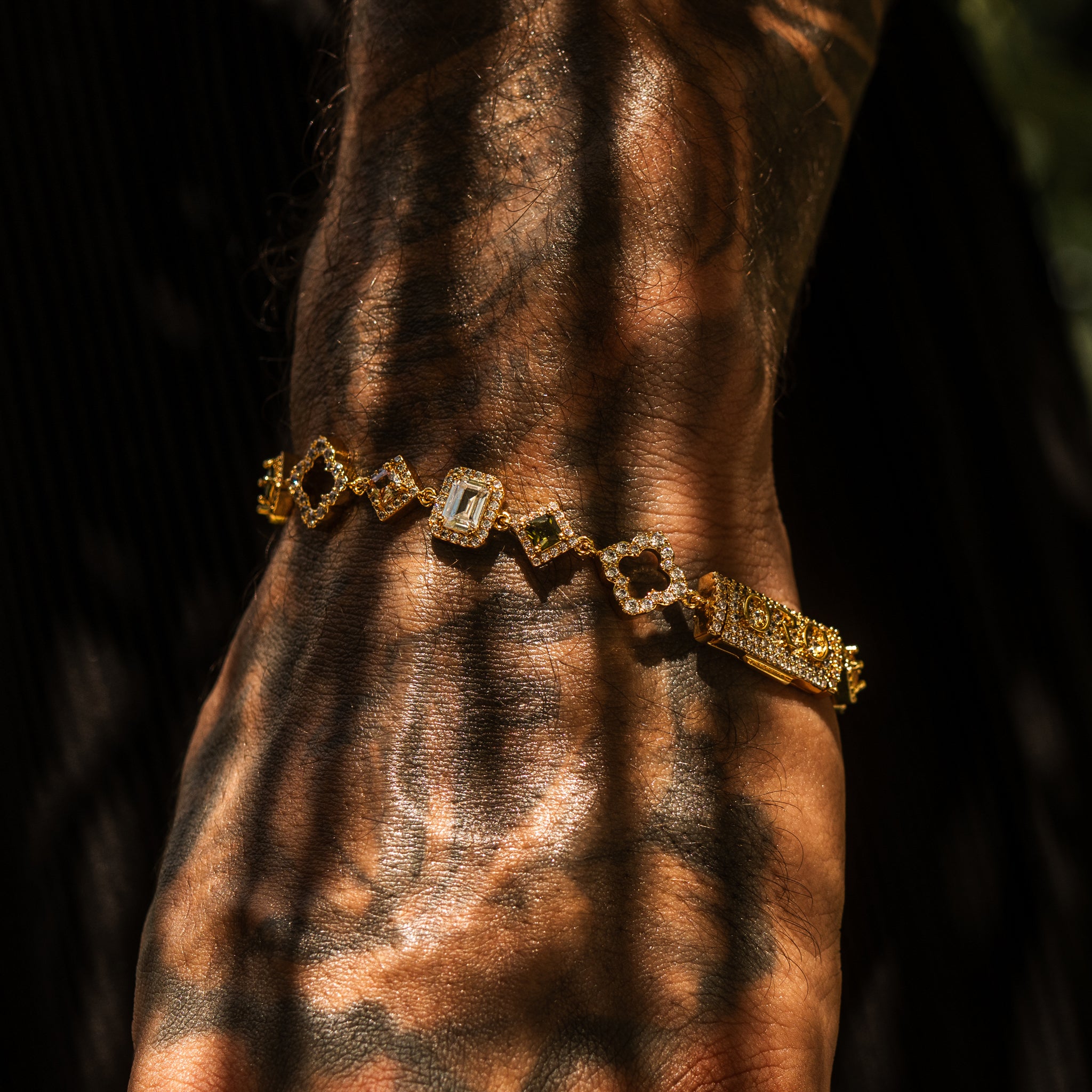 Midas Gemstone Bracelet - Gold