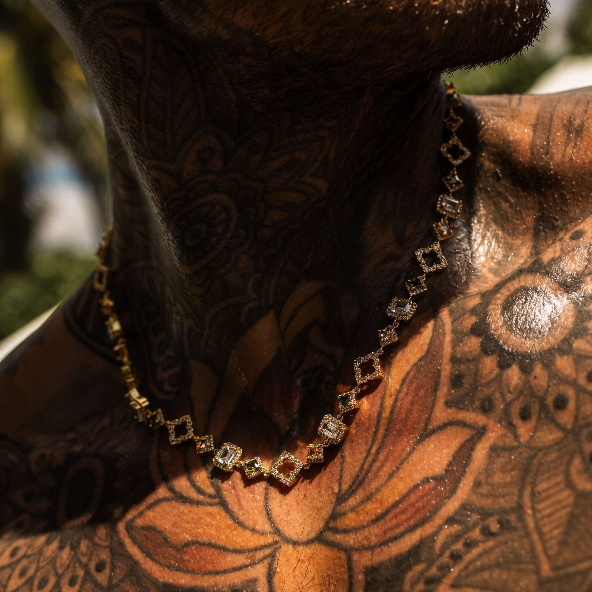 Midas Gemstone Chain - Gold