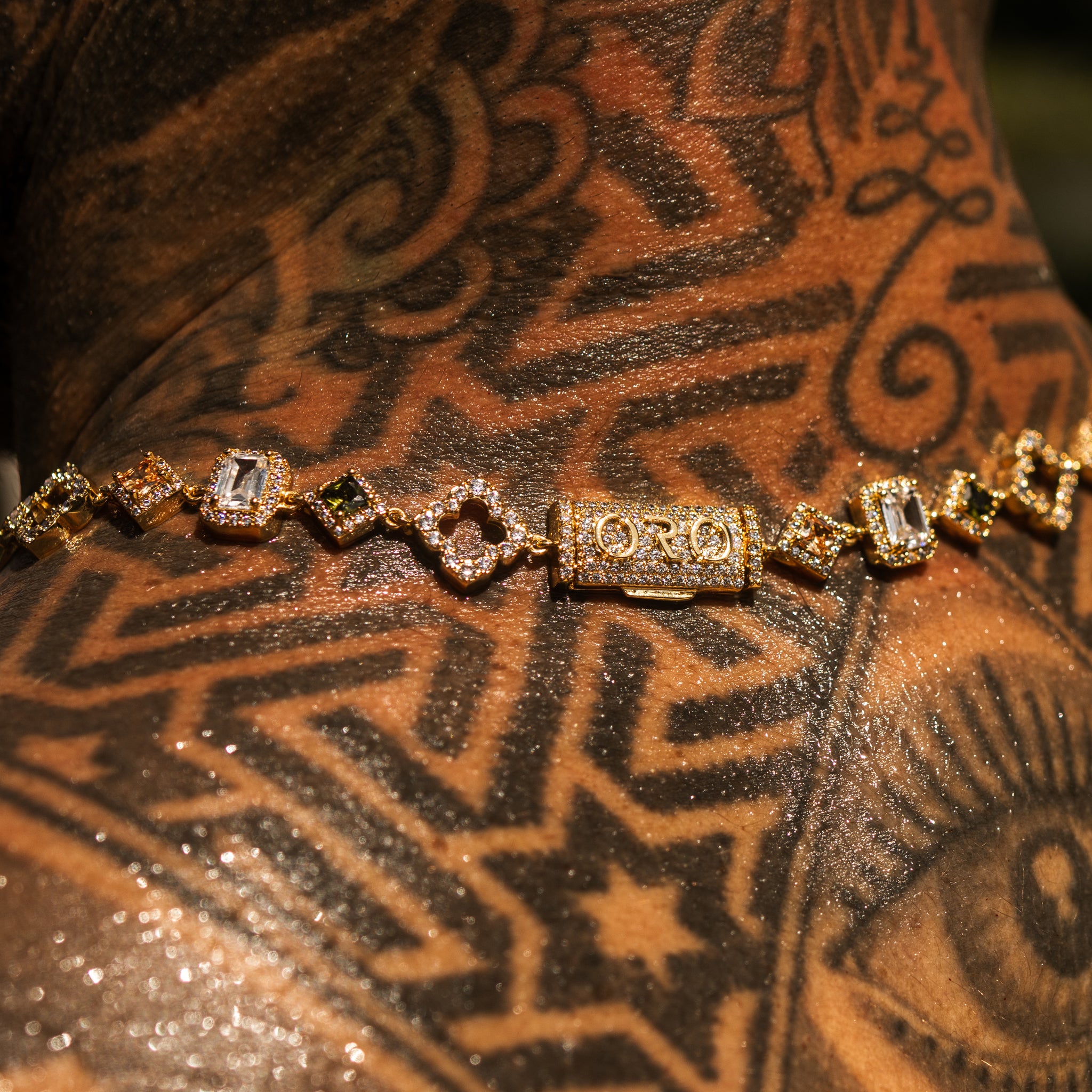 Midas Gemstone Chain - Gold