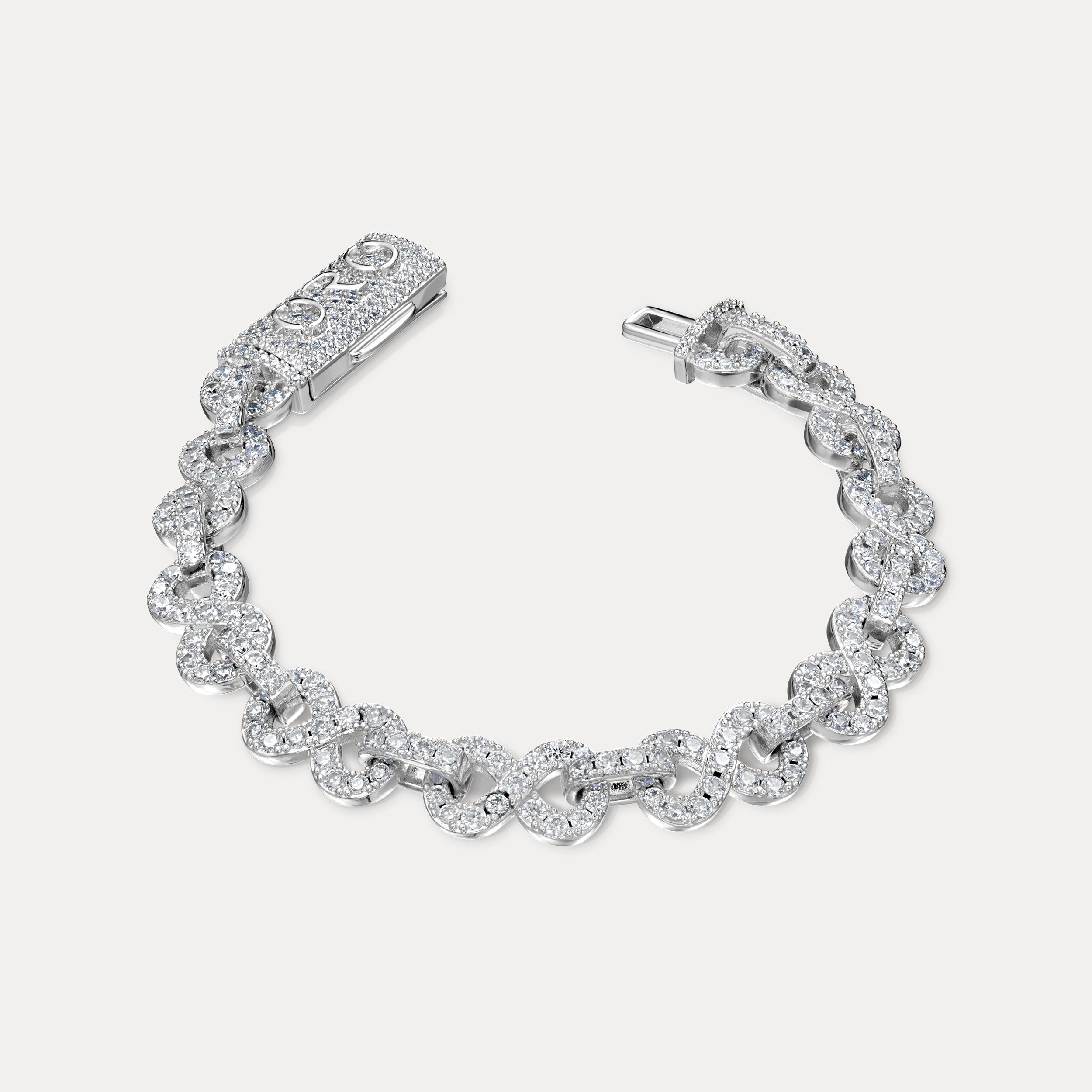 Kingpin Infinity Bracelet - Silver