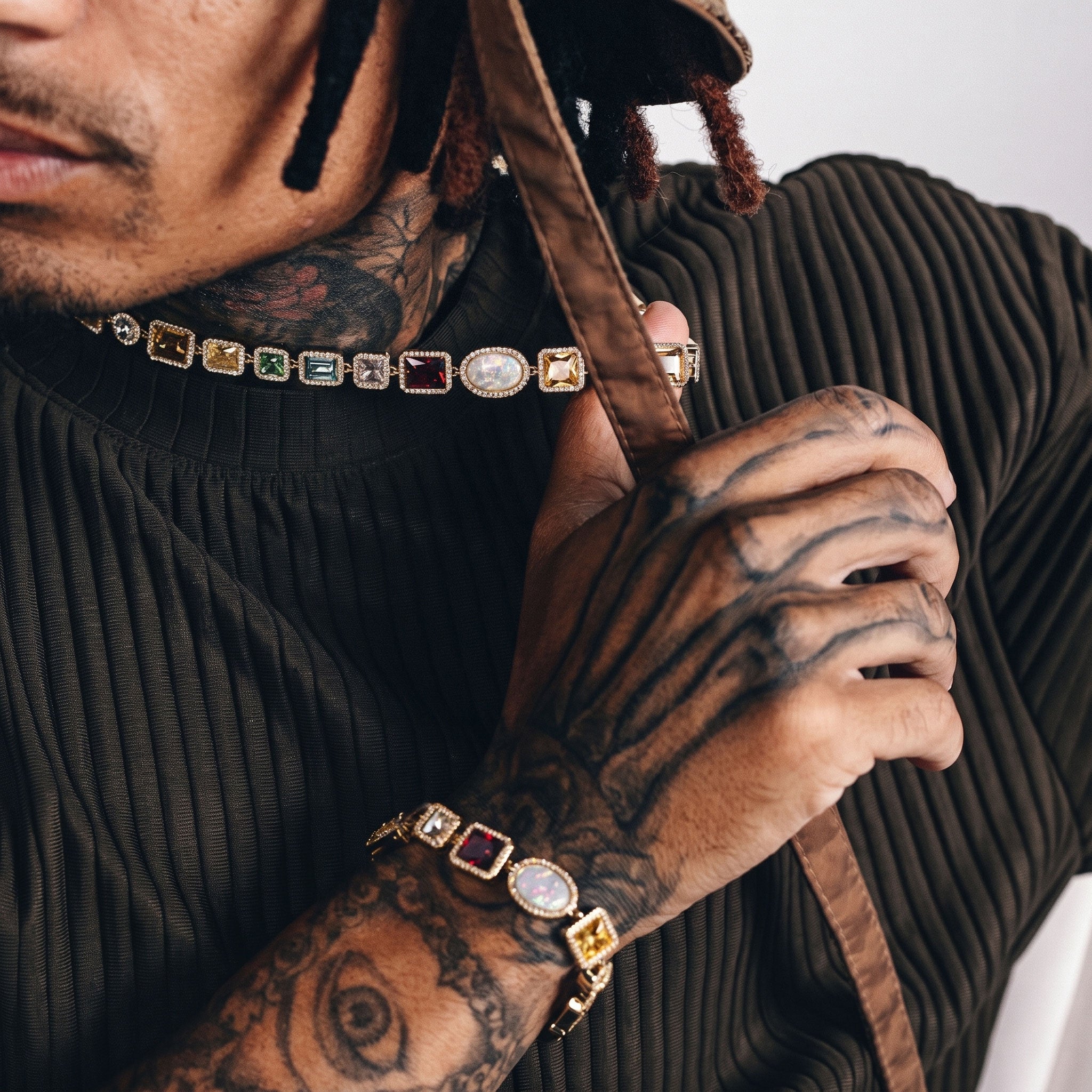 Motley Gemstone Set - Gold
