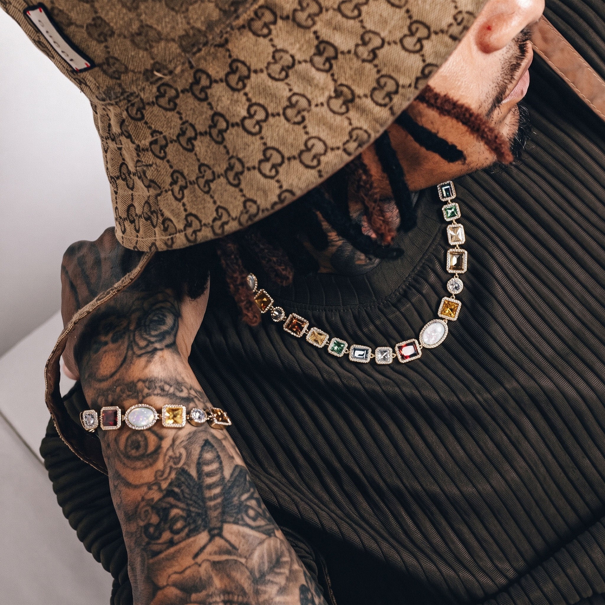 Motley Gemstone Set - Gold