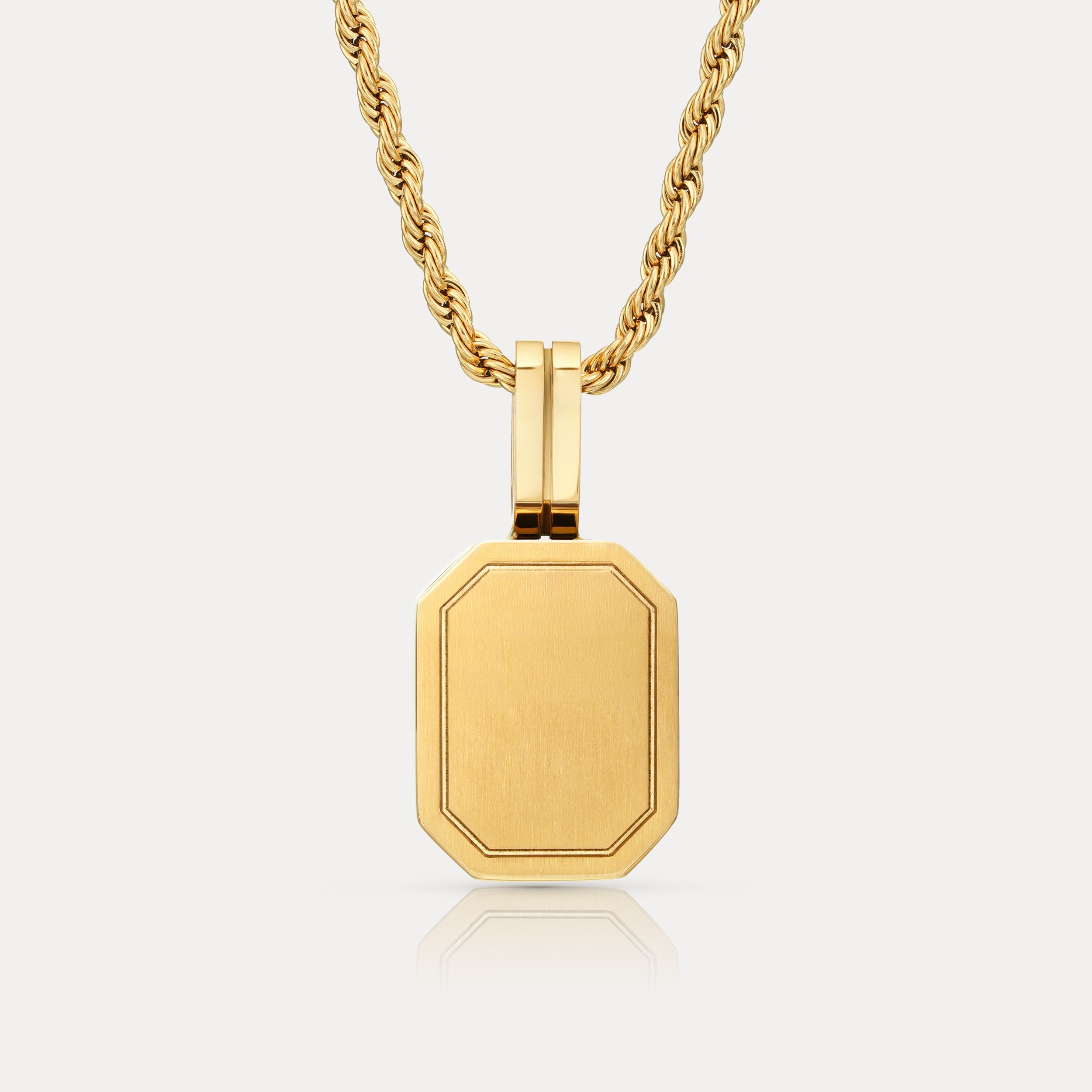Cognac Vitesse Gemstone Pendant - Gold