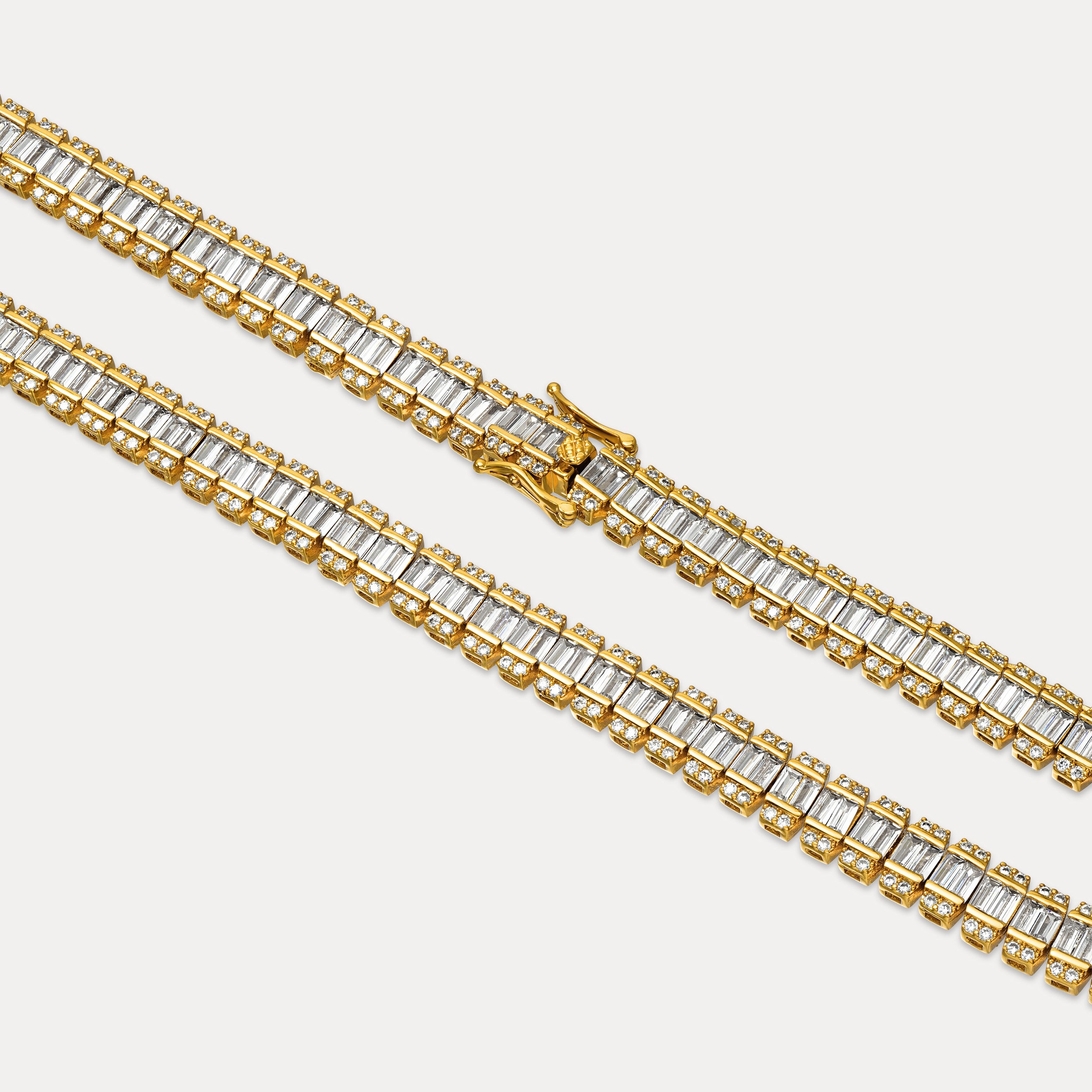 Prestige Baguette Chain - Gold