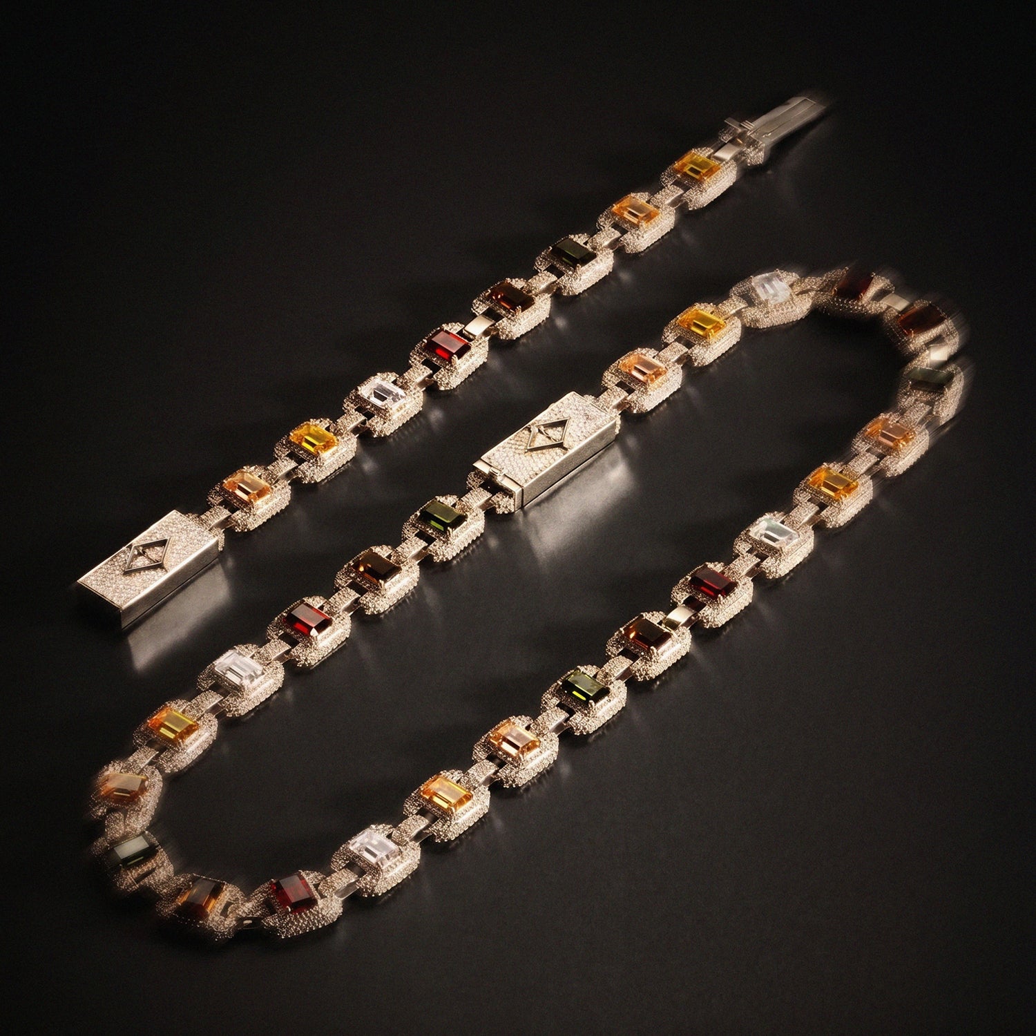 Riviera Gemstone Set - Silver