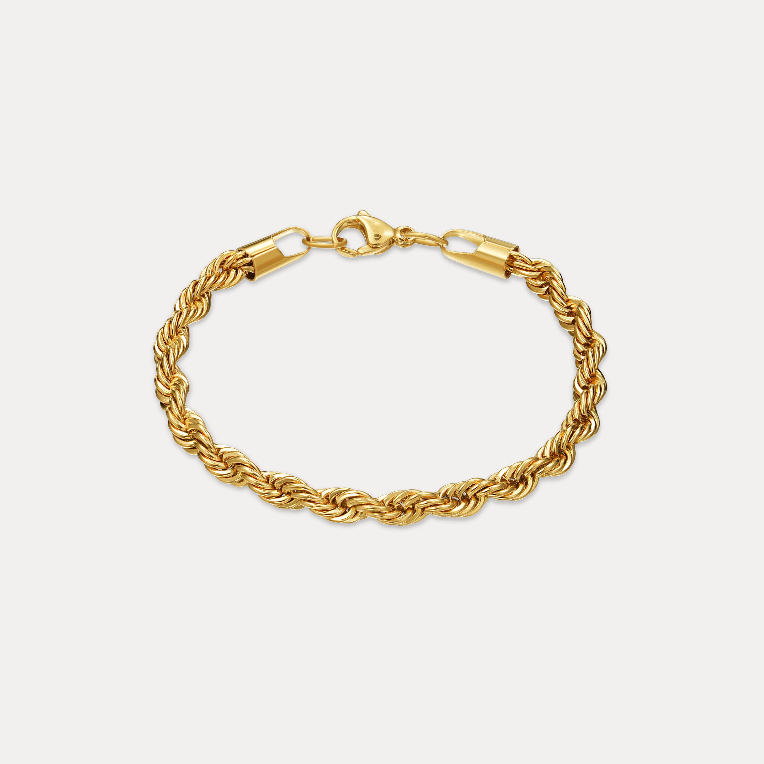 Rope Bracelet (5mm) - Gold