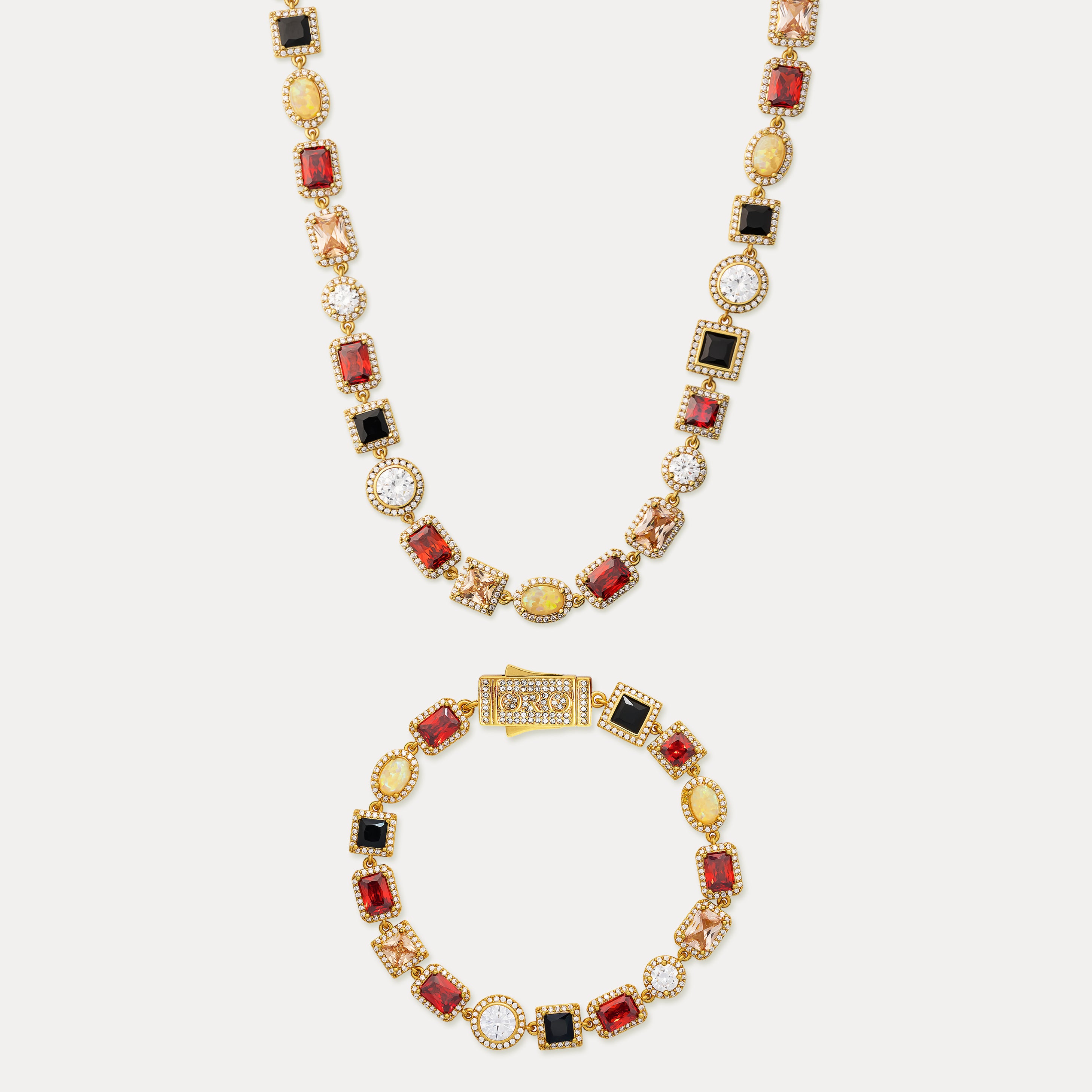 Royal Gemstone Set - Gold