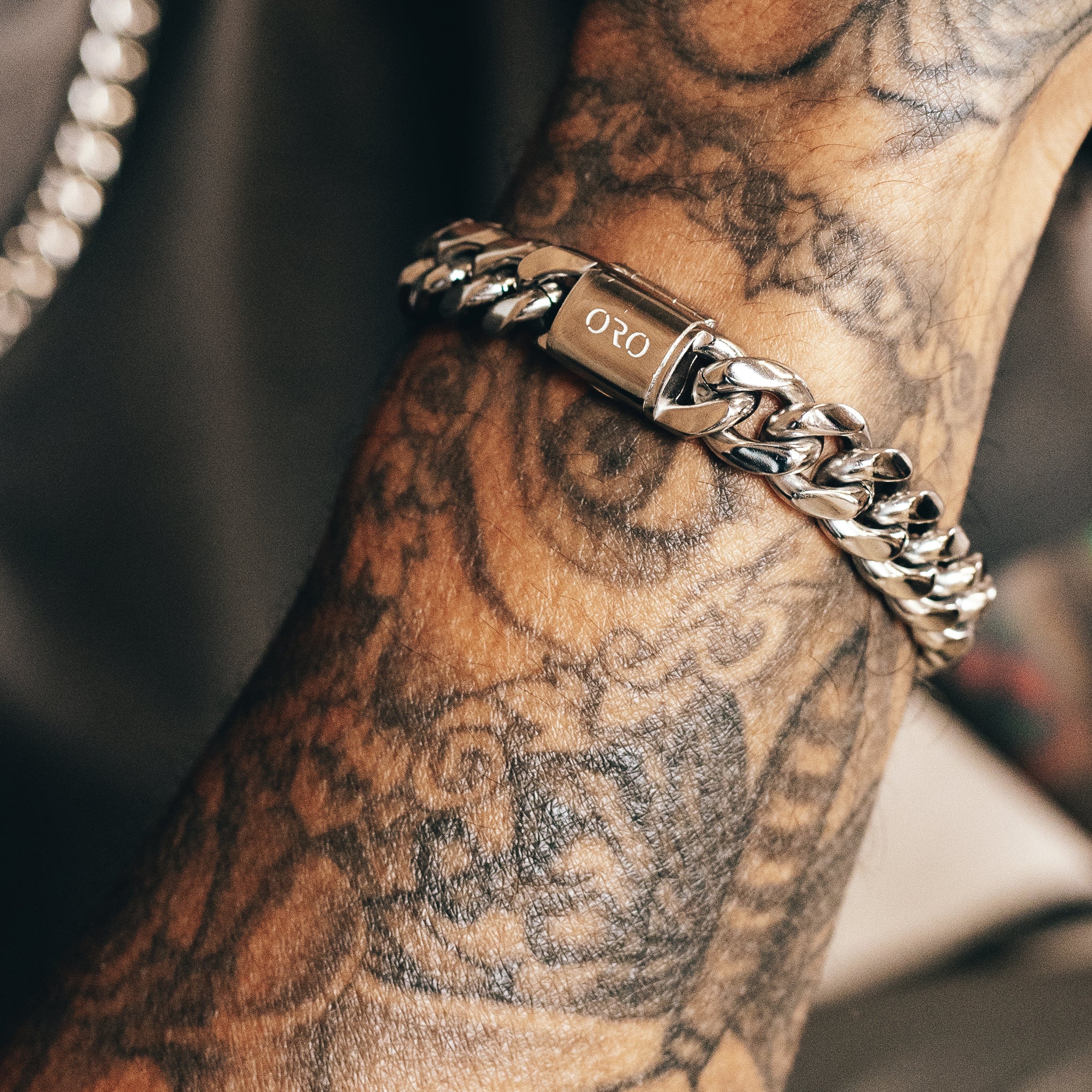 Cuban Link Bracelet (12mm) - Silver