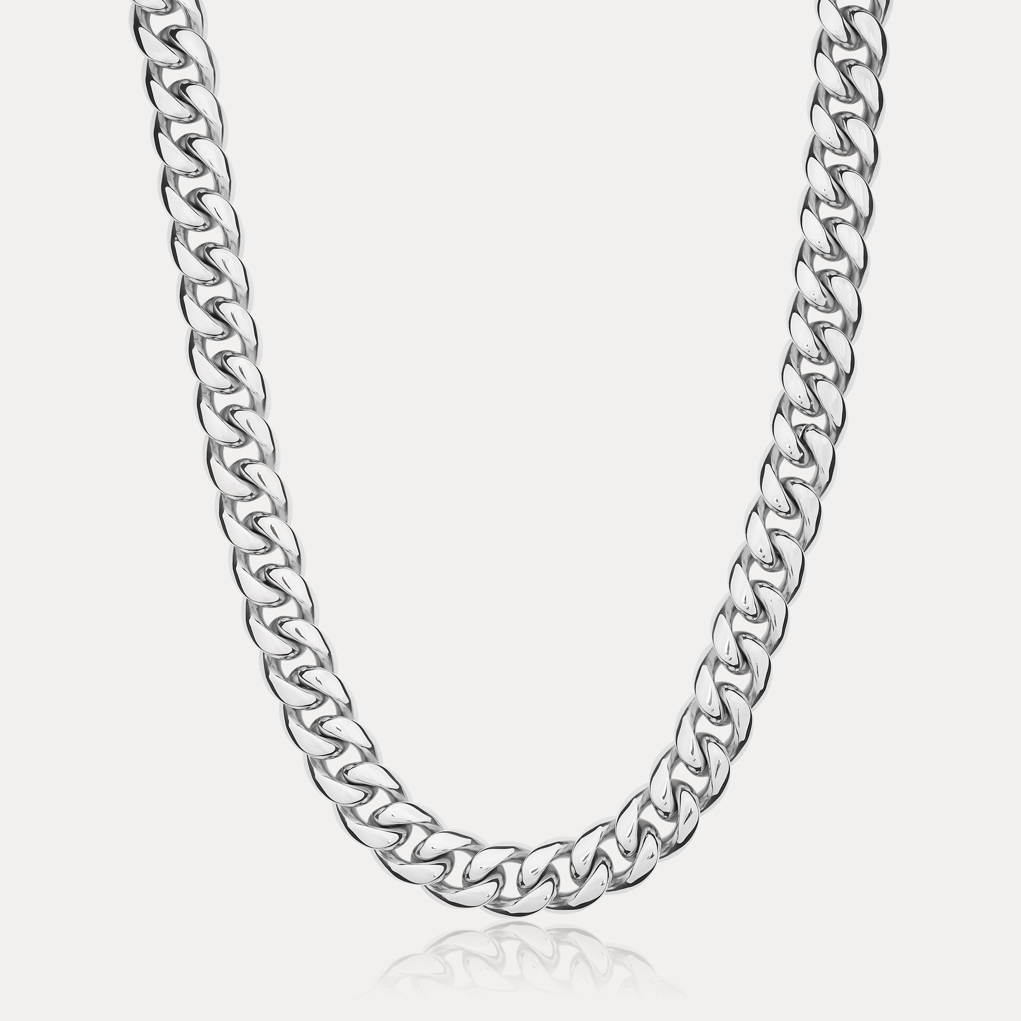 Cuban Link Chain (12mm) - Silver