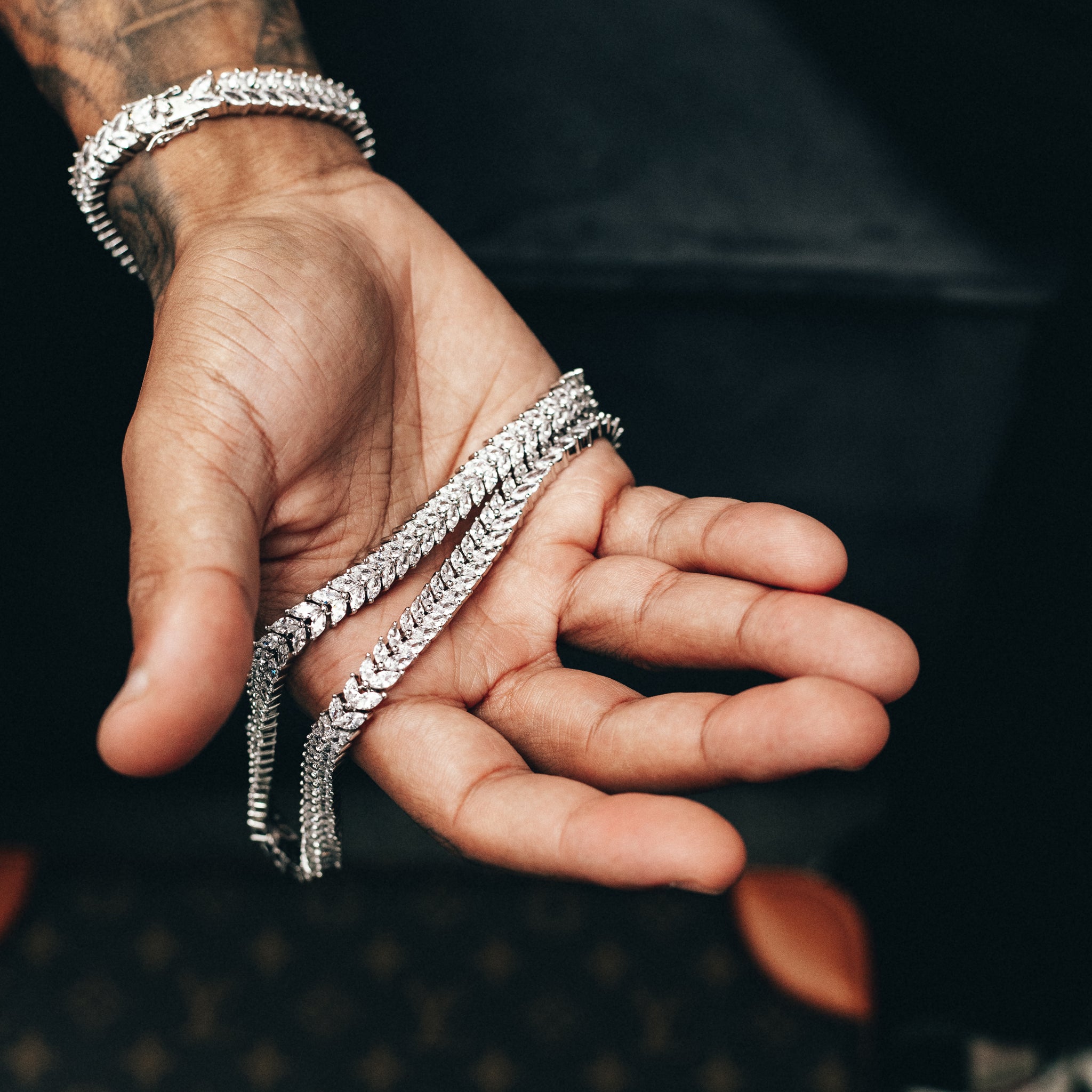 Mamba Tennis Chain - Silver