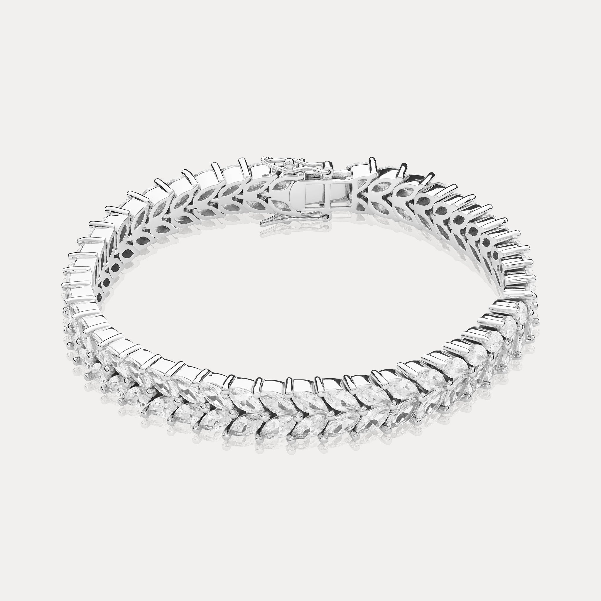 Mamba Tennis Bracelet - Silver