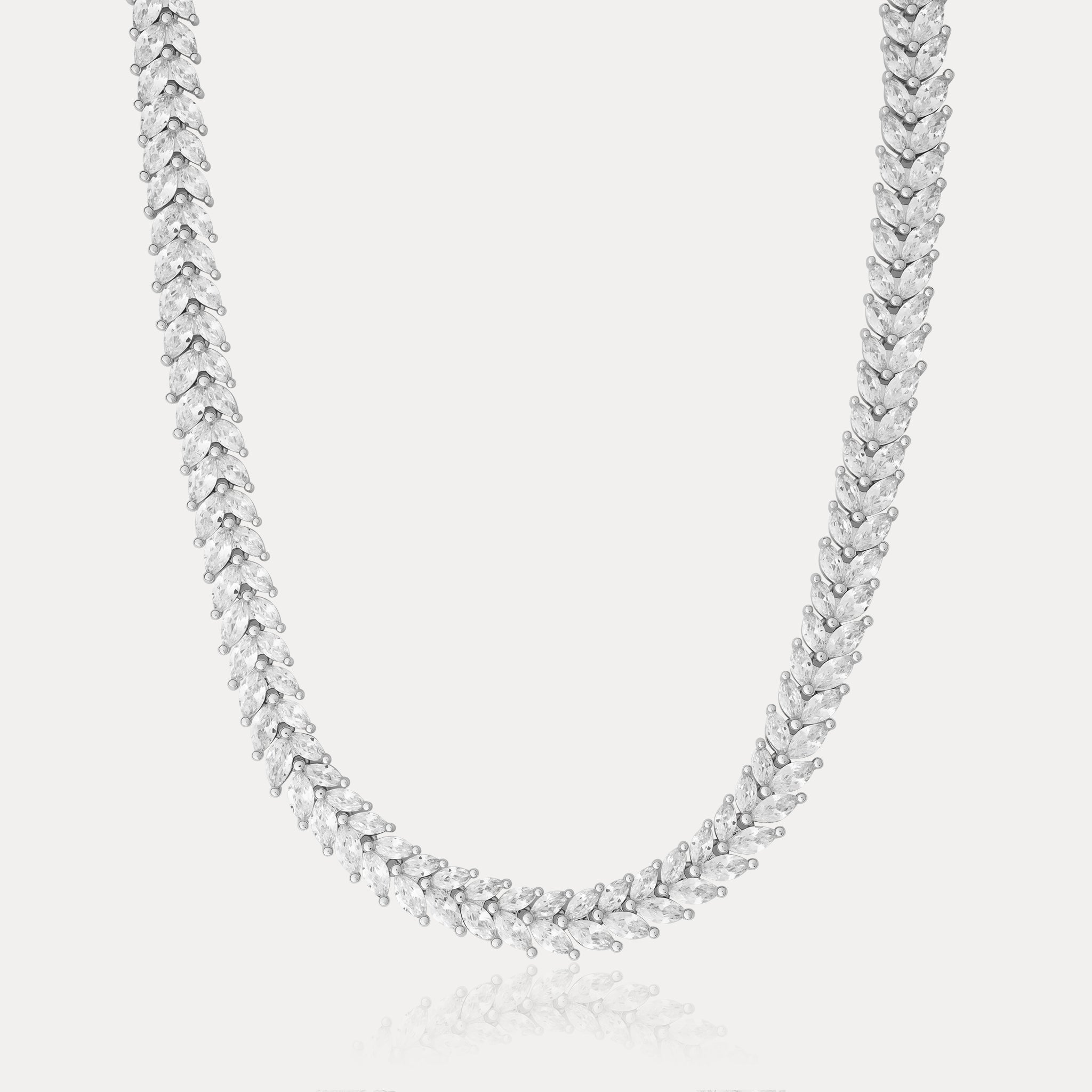 Mamba Tennis Chain - Silver