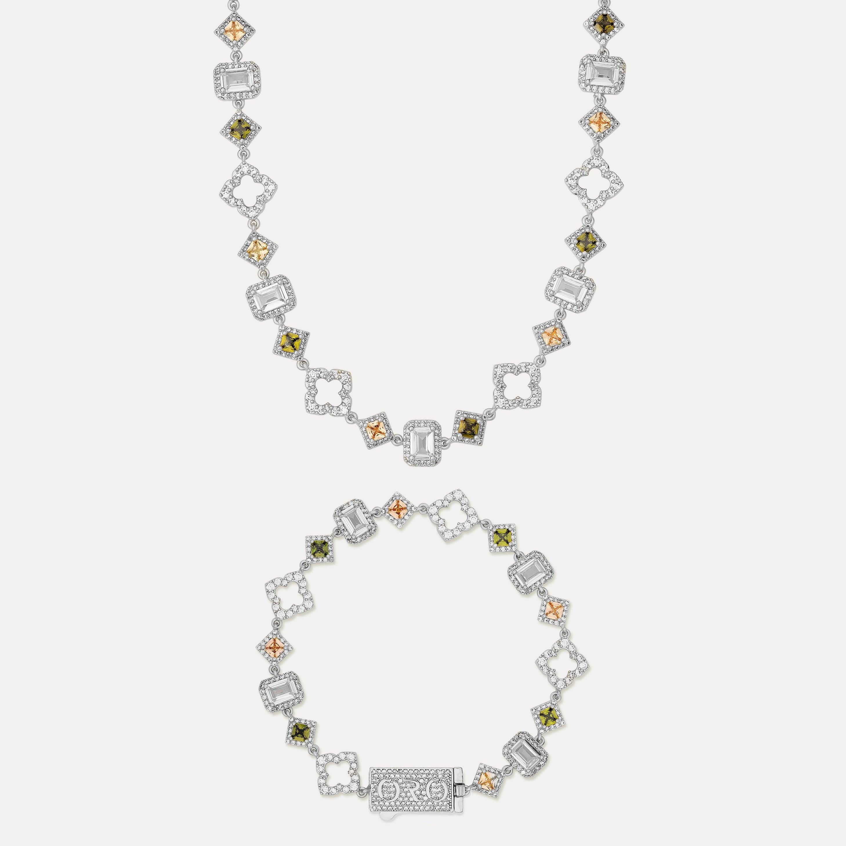 Midas Gemstone Set - Silver