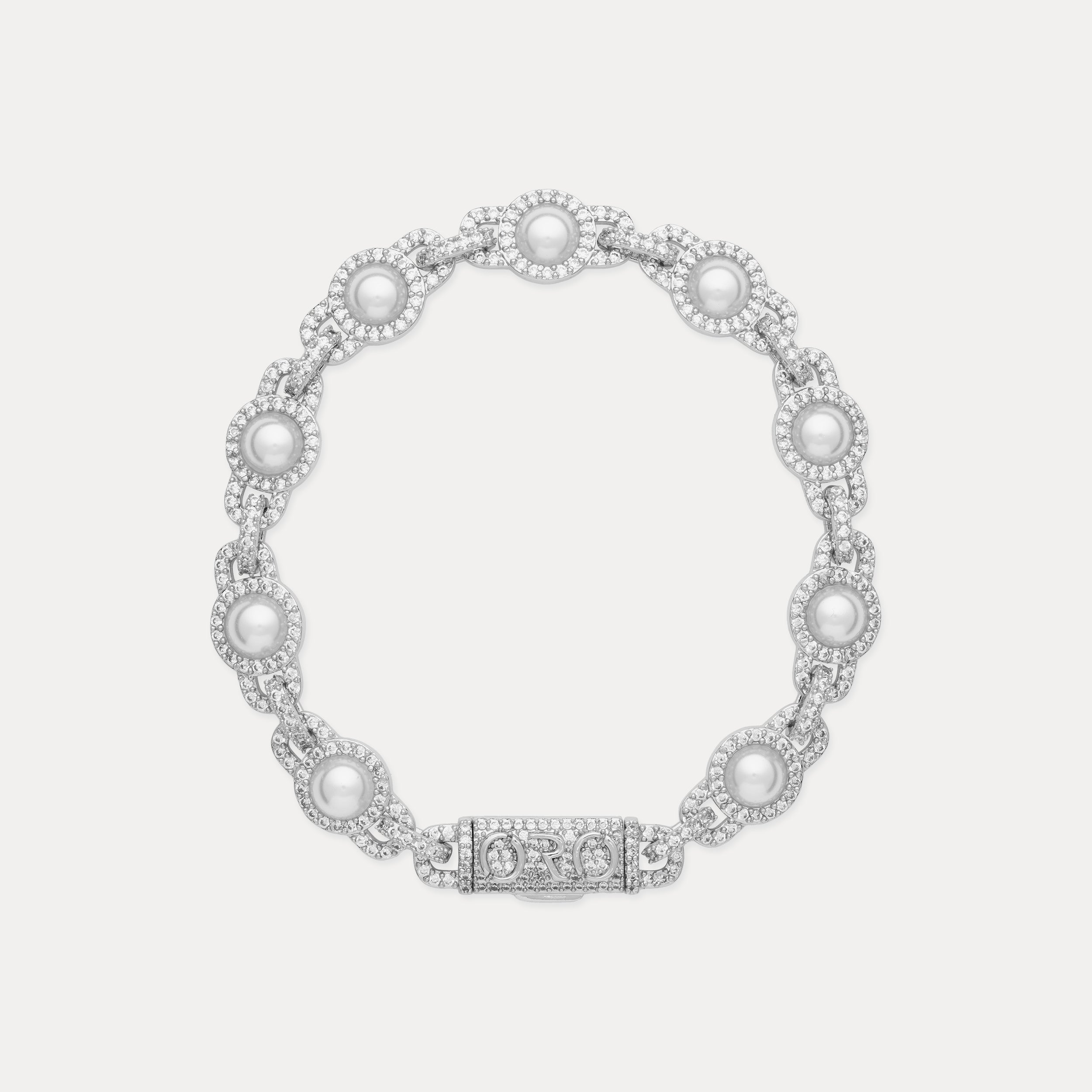 Monte Carlo Pearl Bracelet - Silver