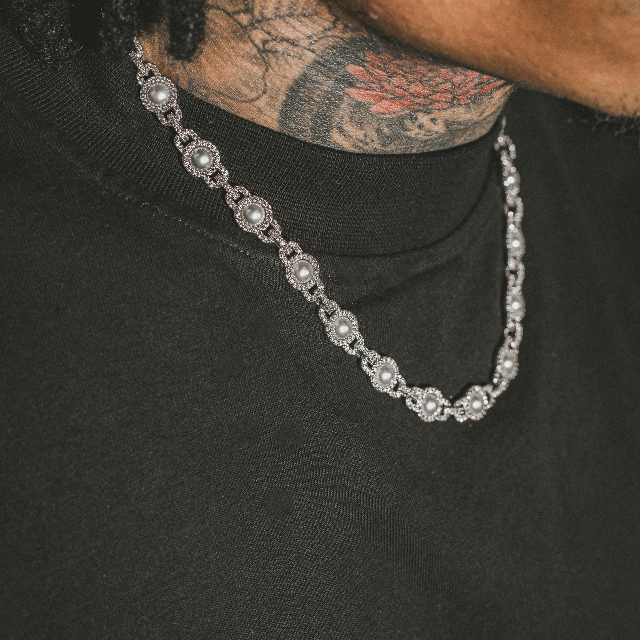 Monte Carlo Pearl Chain - Silver