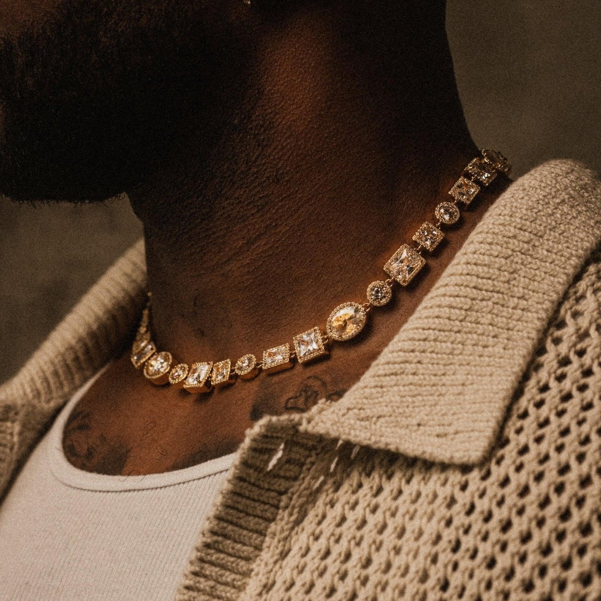 Altair Gemstone Chain - Gold