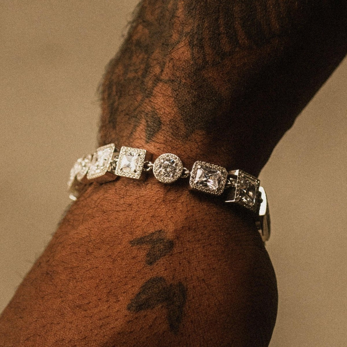 Altair Gemstone Bracelet - Silver