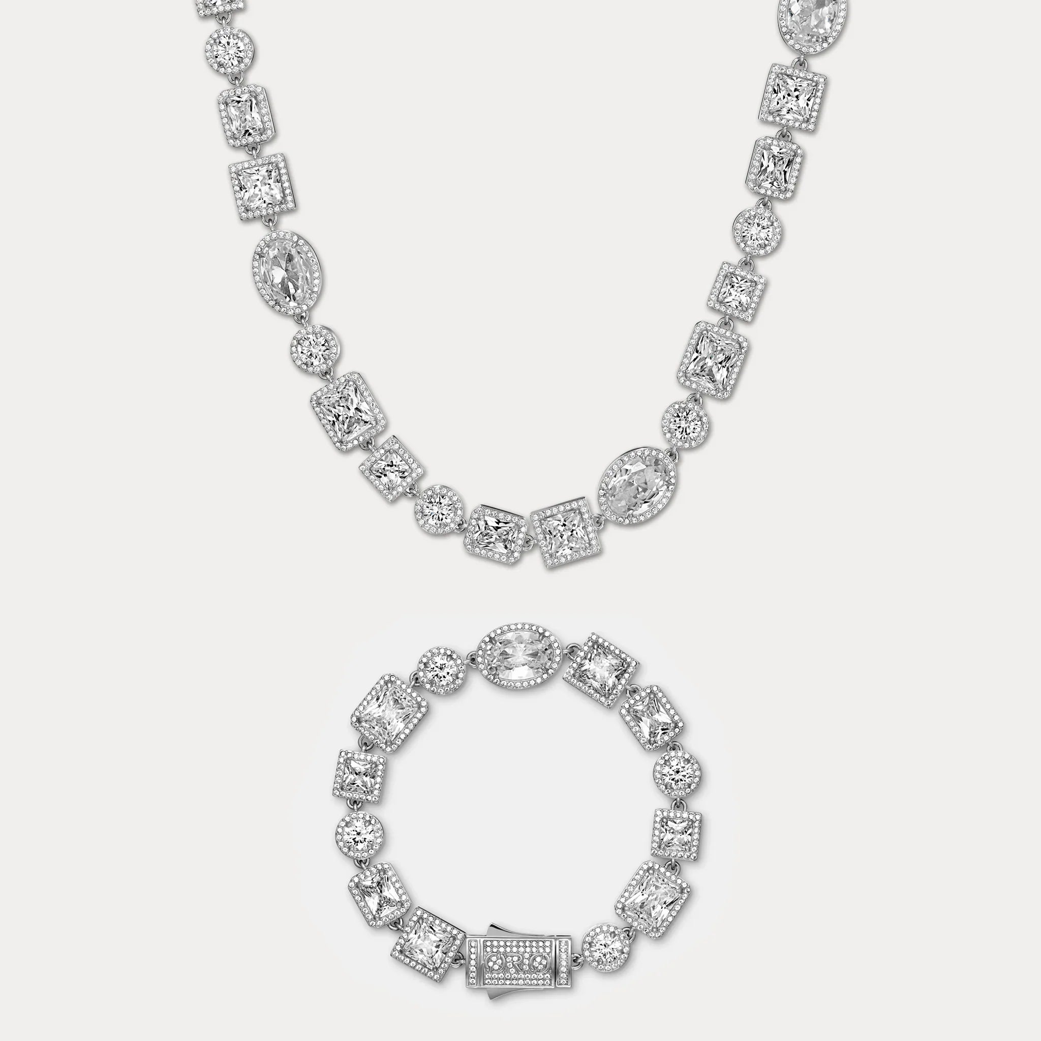 Altair Gemstone Set - Silver