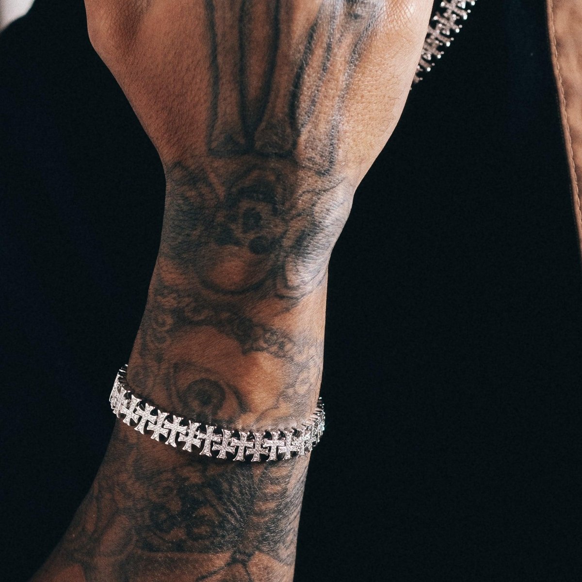 Cathedral Cross Bracelet - Silver