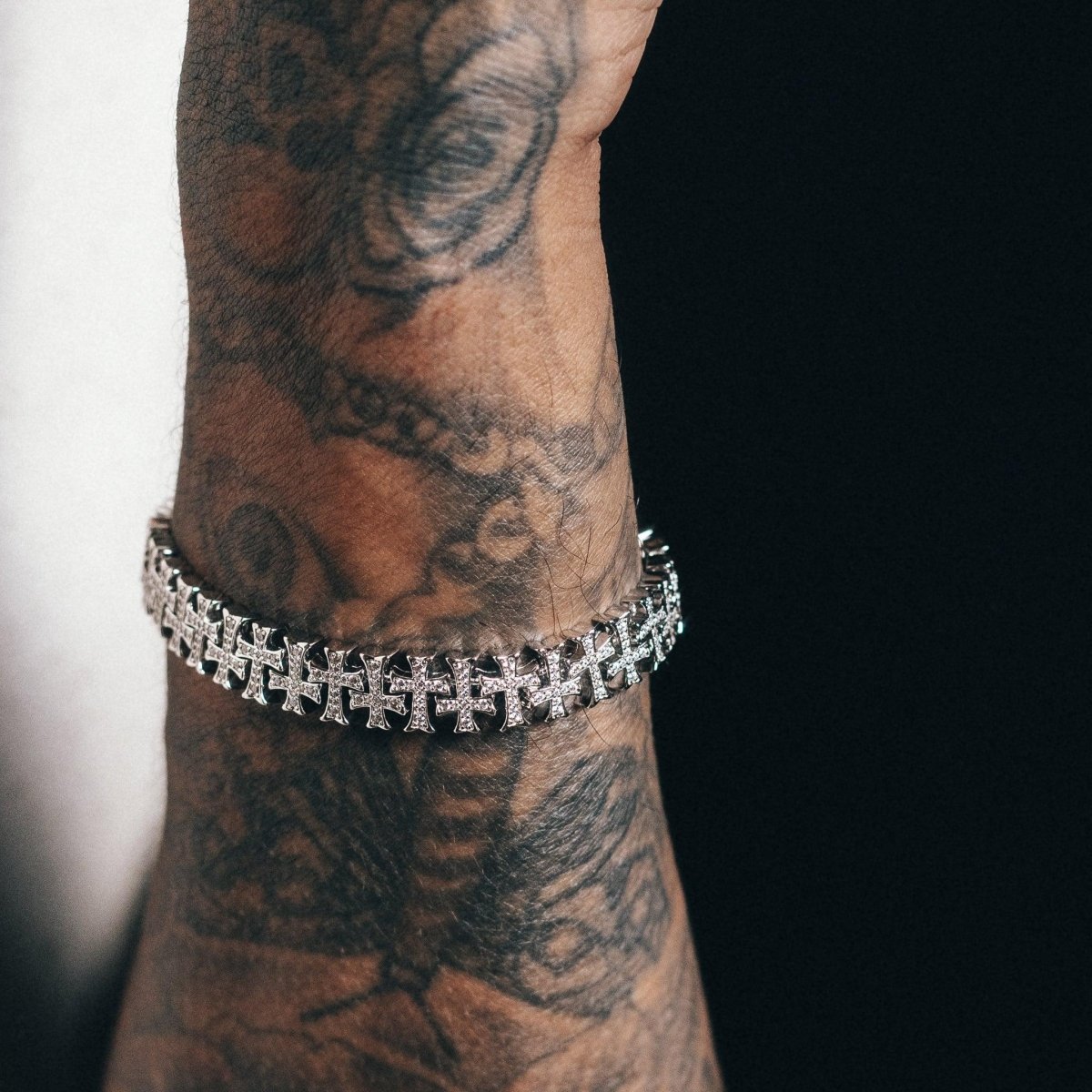 Cathedral Cross Bracelet - Silver