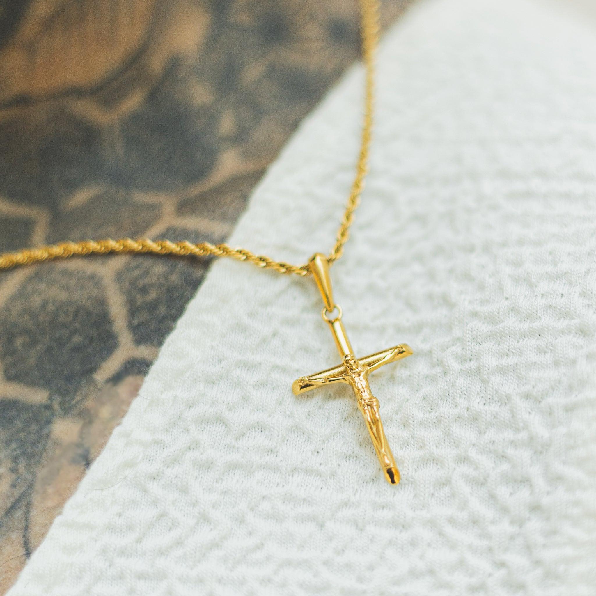 Crucifix - Gold - Hommes Oro