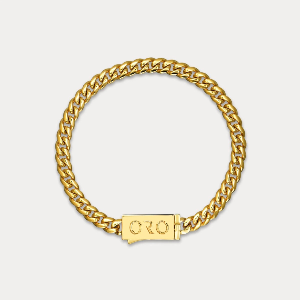 Cuban Link Bracelet (6mm) - Gold