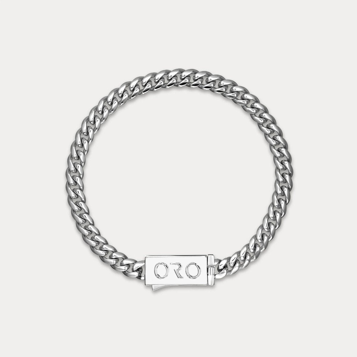 Cuban Link Bracelet (6mm) - Silver