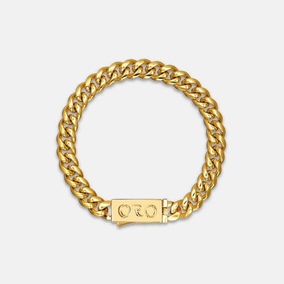 Cuban Link Bracelet (8mm) - Gold