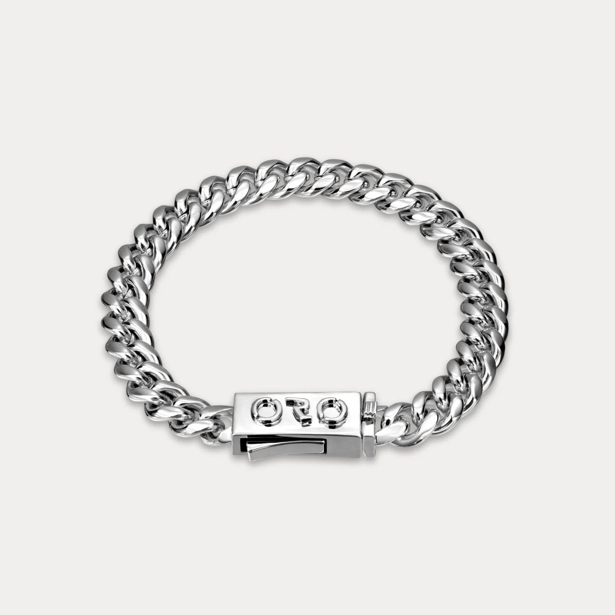 Cuban Link Bracelet (8mm) - Silver