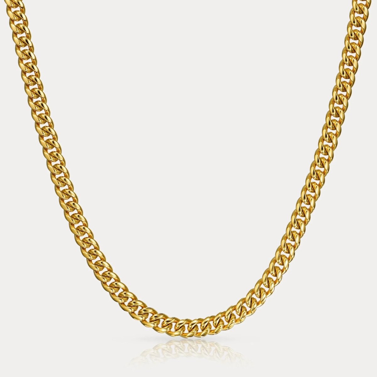 Cuban Link Chain (6mm) - Gold