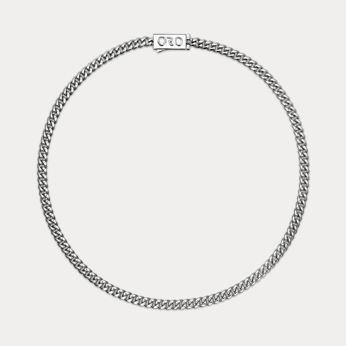 Cuban Link Chain (6mm) - Silver