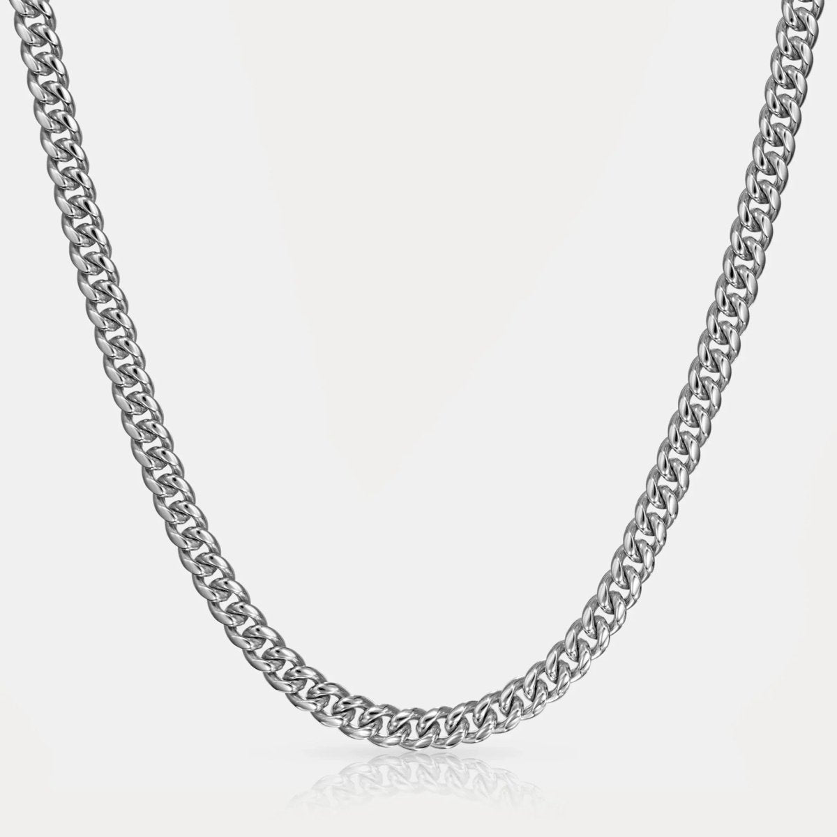 Cuban Link Chain (6mm) - Silver
