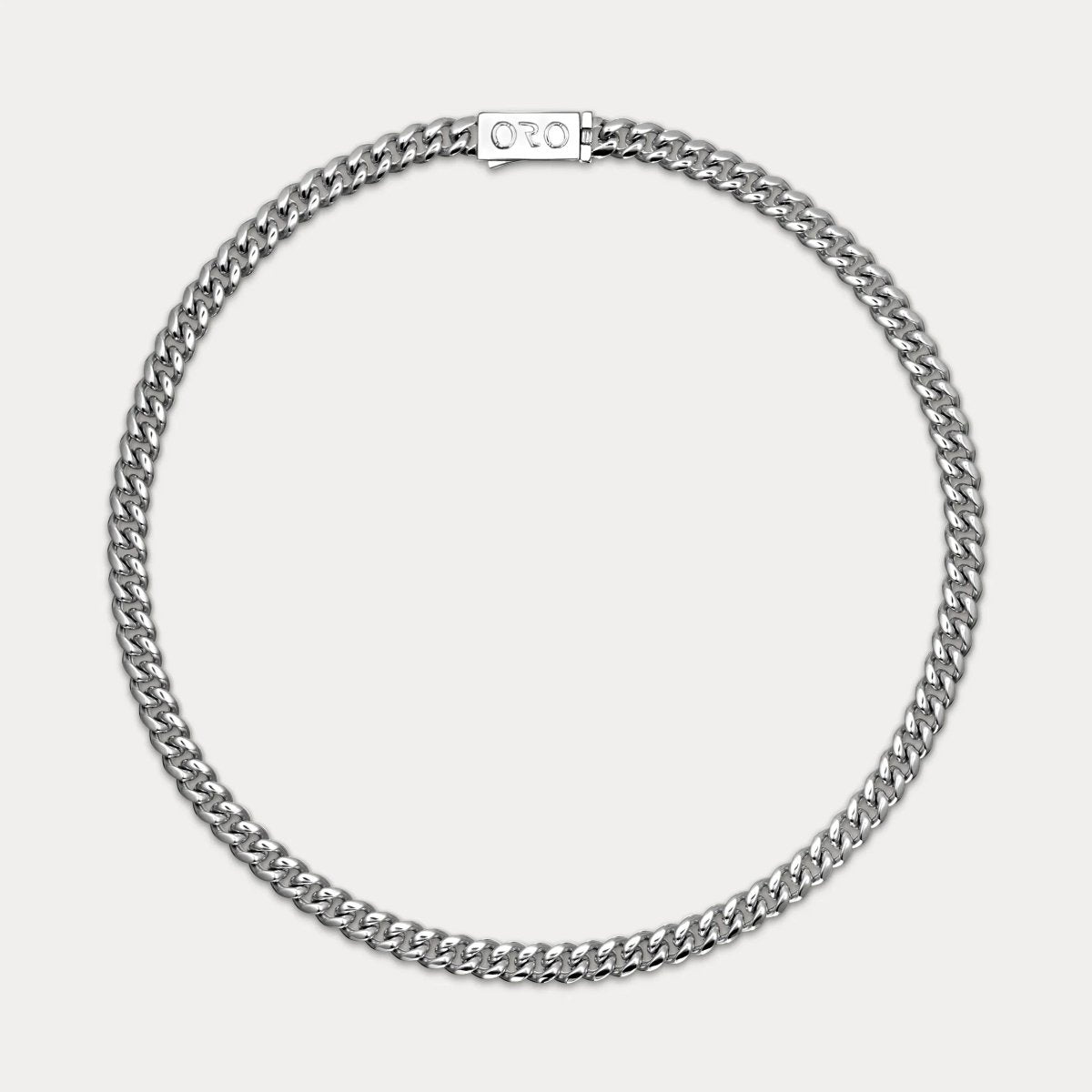 Cuban Link Chain (8mm) - Silver