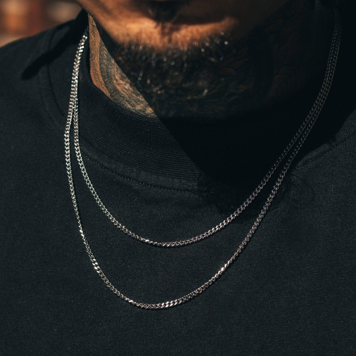 Cuban (3mm) - Silver - Hommes Oro