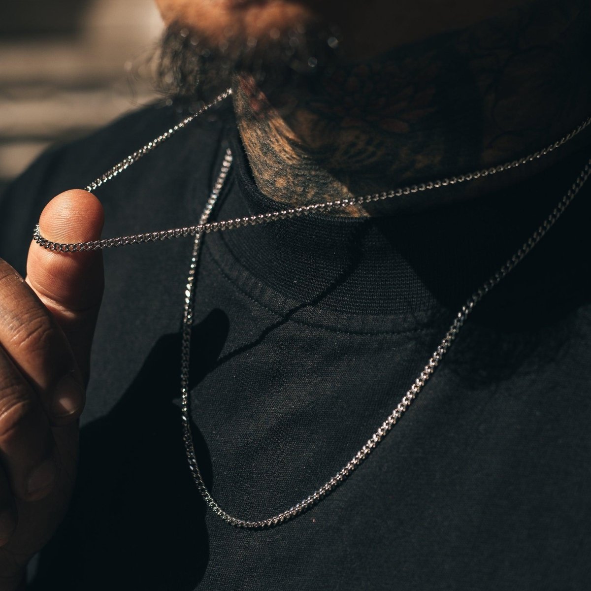 Cuban (3mm) - Silver - Hommes Oro